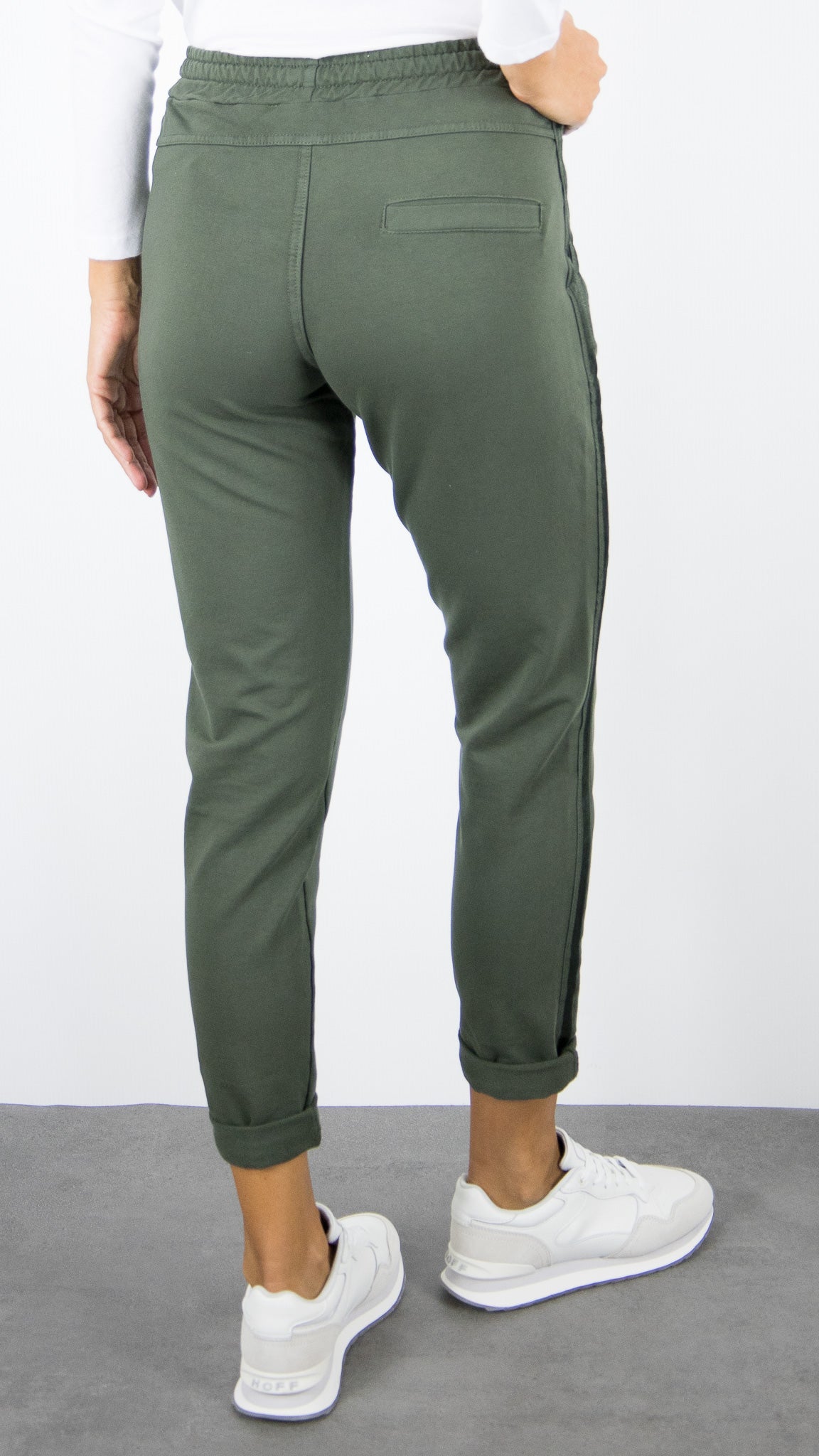JOGGING EN COTON FEMME STUDIO PARISIEN 822739#COLOR_MIMETICO
