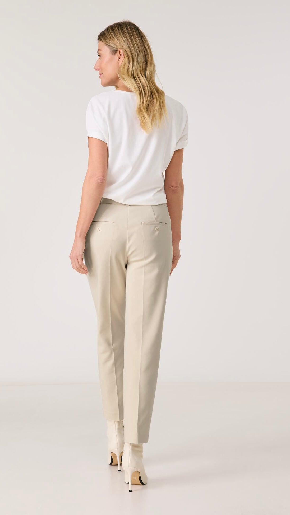 PANTALON CHINO ECRU GERRY WEBER 925063/31335 