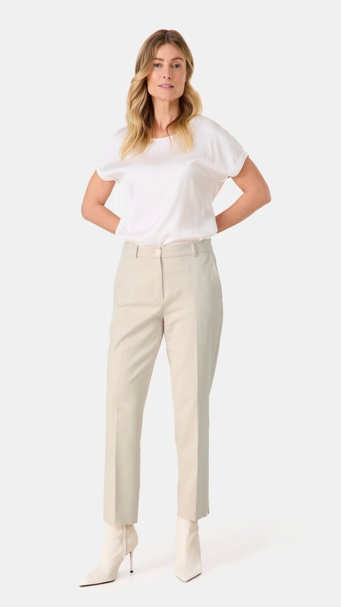 PANTALON CHINO ECRU GERRY WEBER 925063/31335 