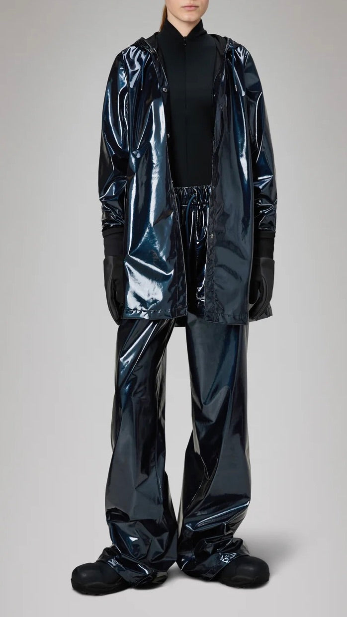 PARKA EVASEE A CAPUCHE RAINS A LINE W JACKET 18050#COLOR_130 SPILL/NAVY