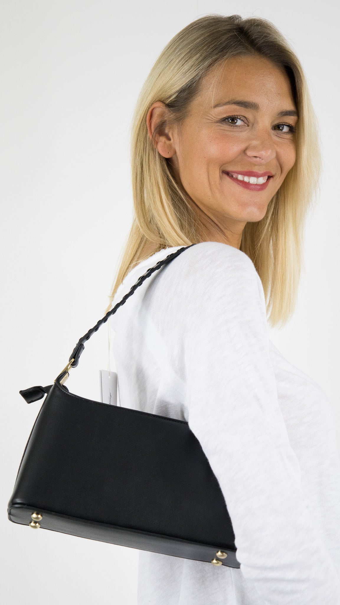 POCHETTE SAC RECTANGLE CUIR VEGAN VOUS A462#COLOR_NOIR
