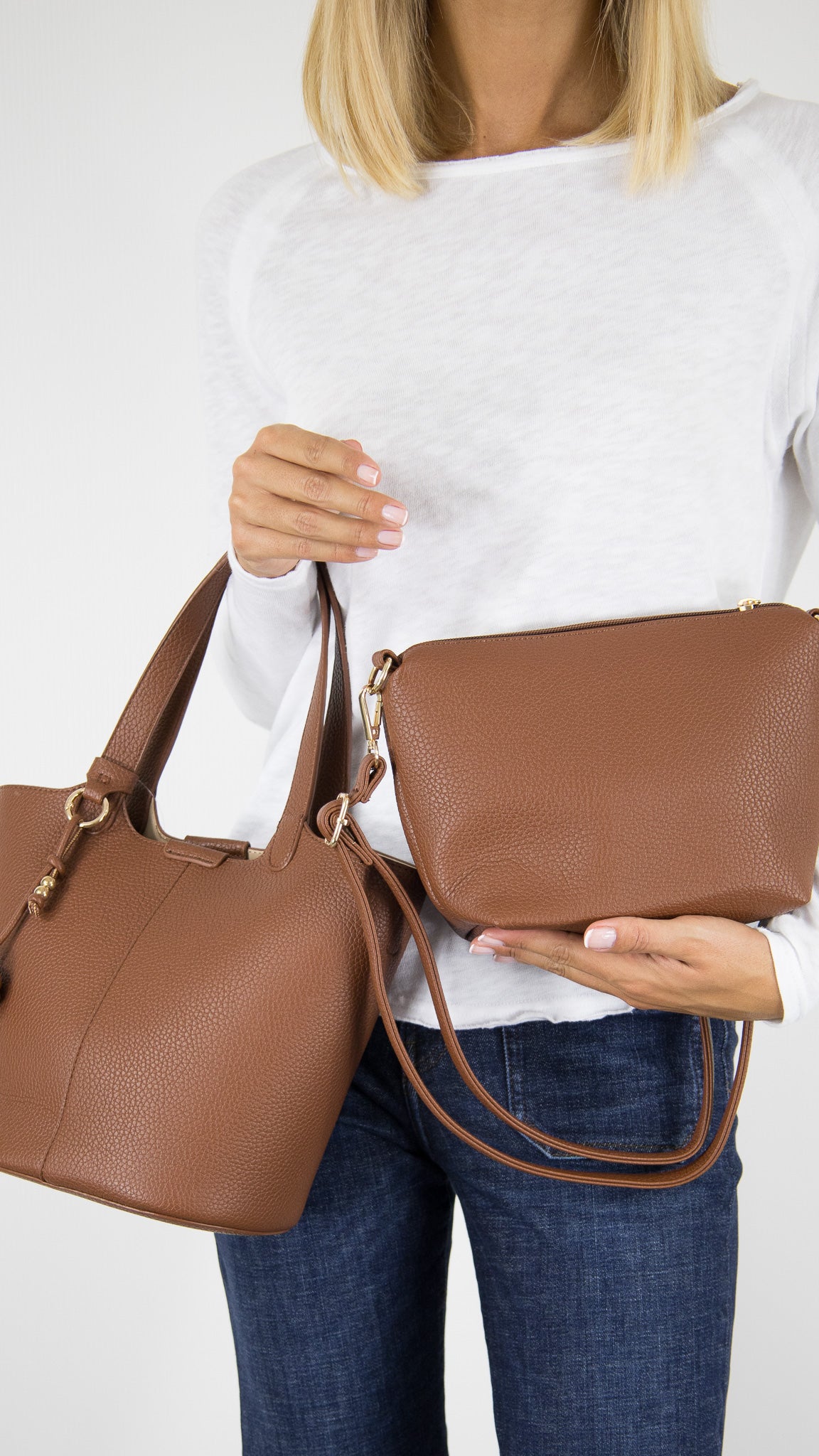 SAC SCEAU EN CUIR VEGANVOUS A492#COLOR_CAMEL