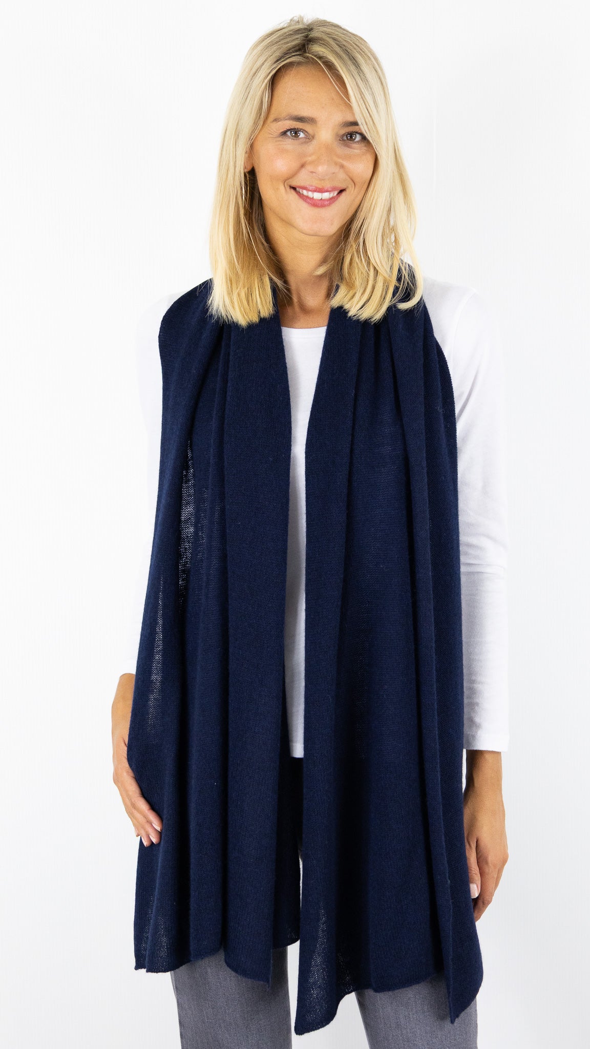 ECHARPE EN CACHEMIRE ESTHEME AC1005H#COLOR_53370/NUIT