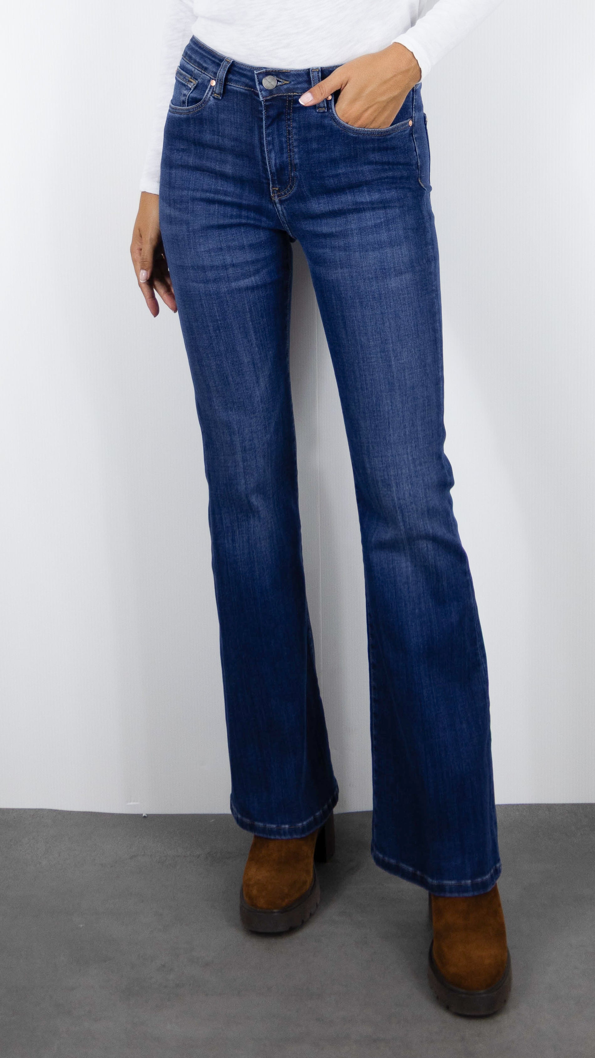 JEANS EVASE POUR FEMME WORM VINTAGE  DENIM STUDIO ADLEY 32