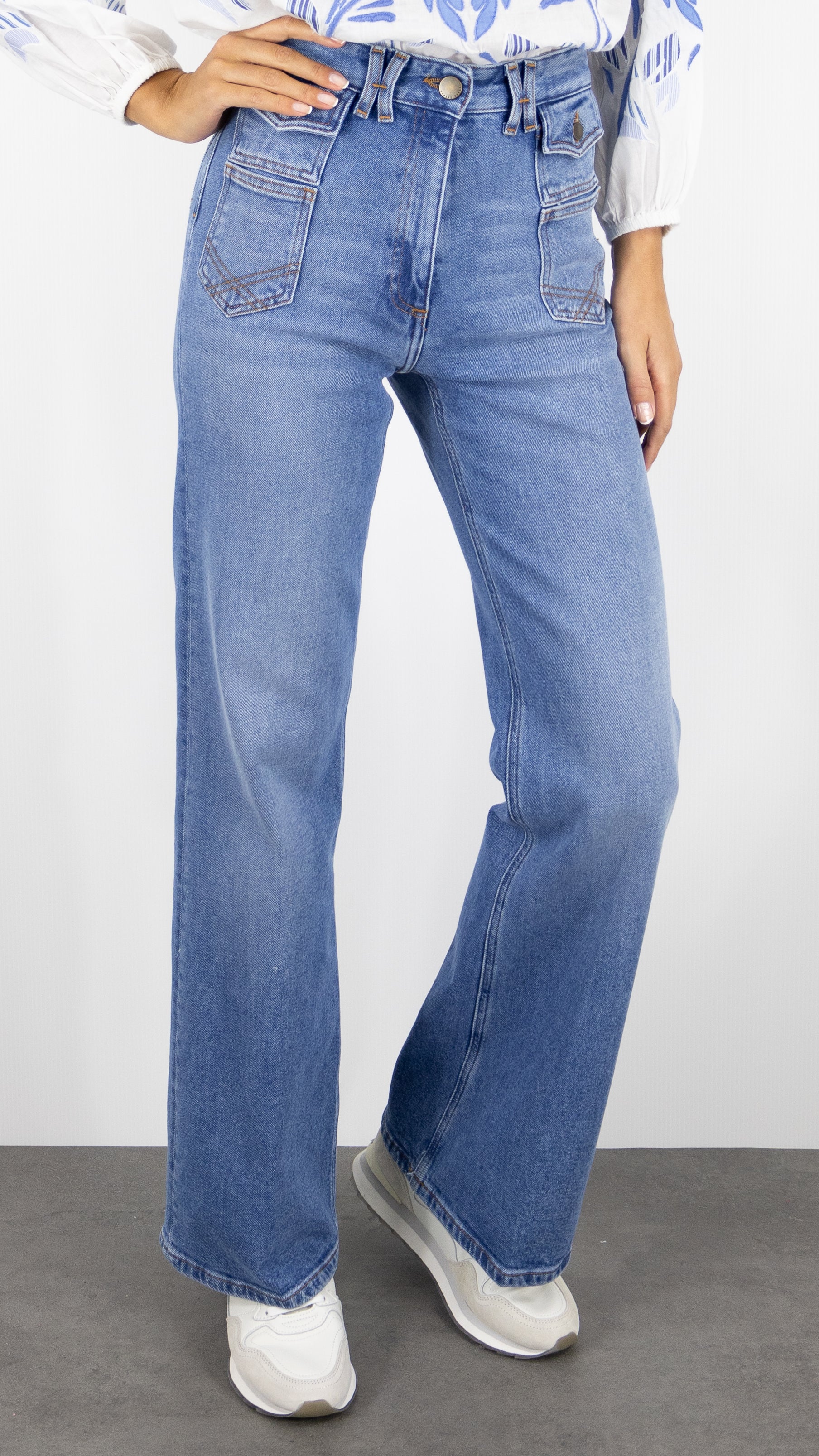 JEANS LARGE ANNA DXP01/X311 GERARD DAREL JEANS CLAIR