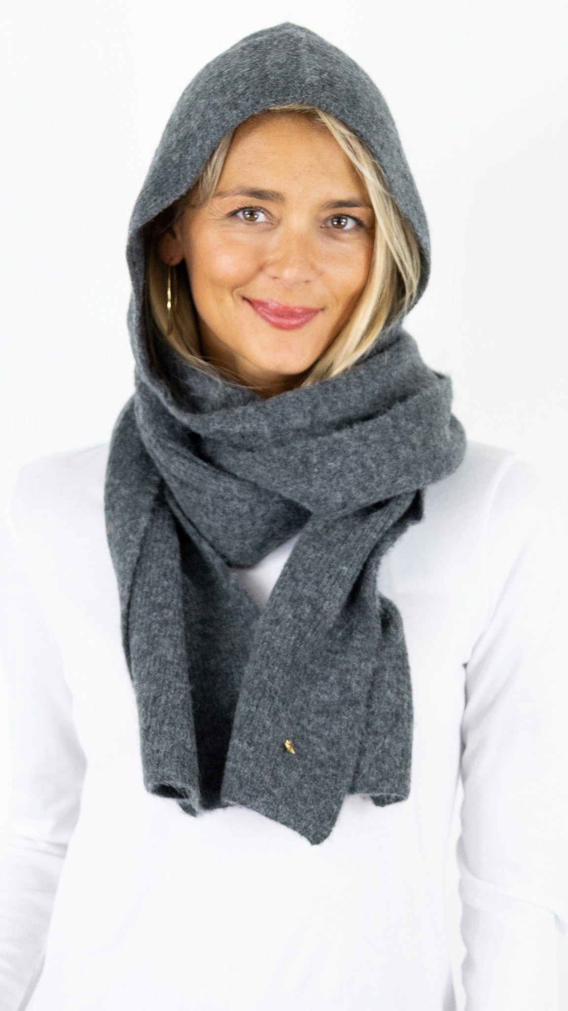 ECHARPE AVEC CAPUCHE INTEGREE EN LAINE ET ALPAGA POUR FEMME DES PETITS HAUTS AUDINE#COLOR_ANTHRACITE