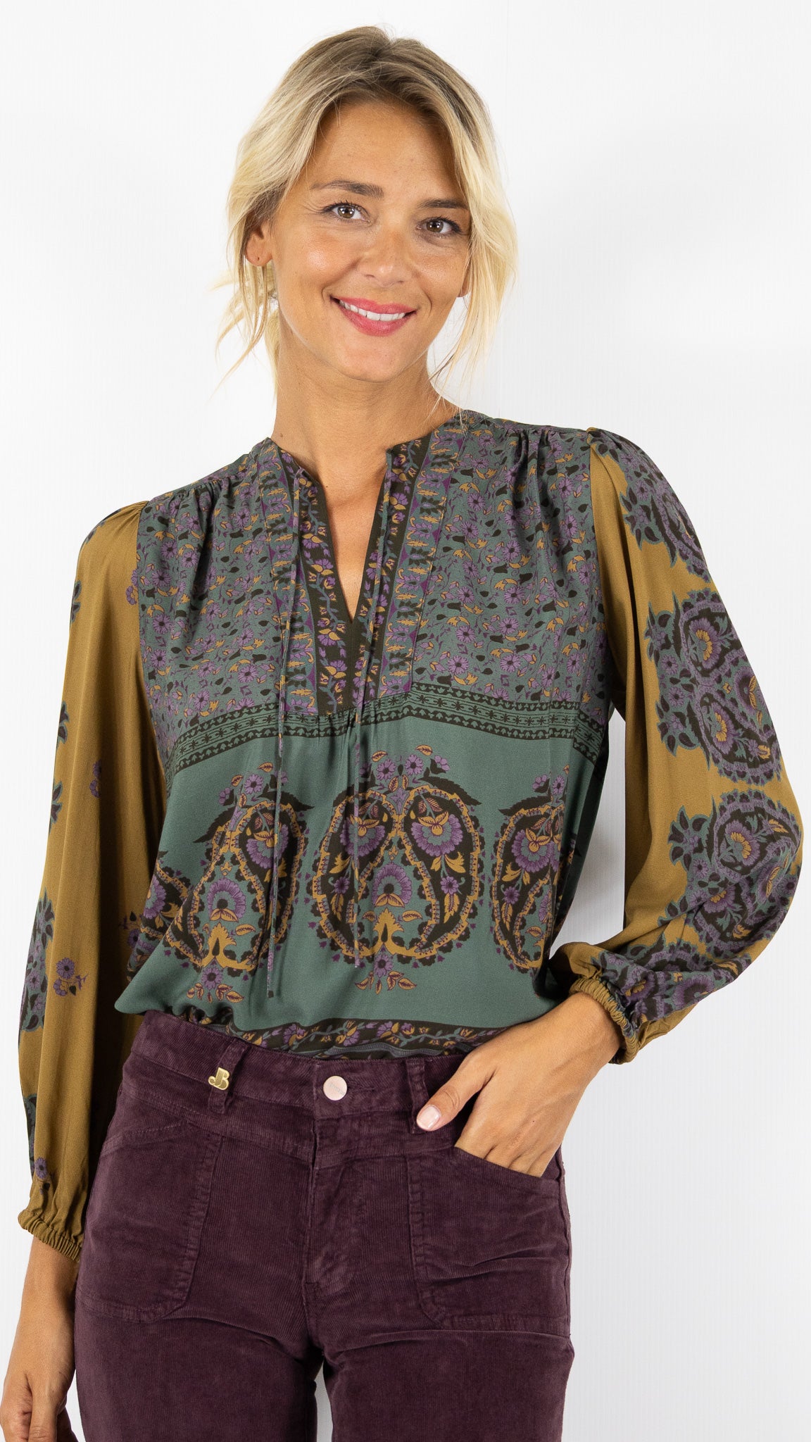 BLOUSE AMPLE IMPRIMEE BA&SH BAKER