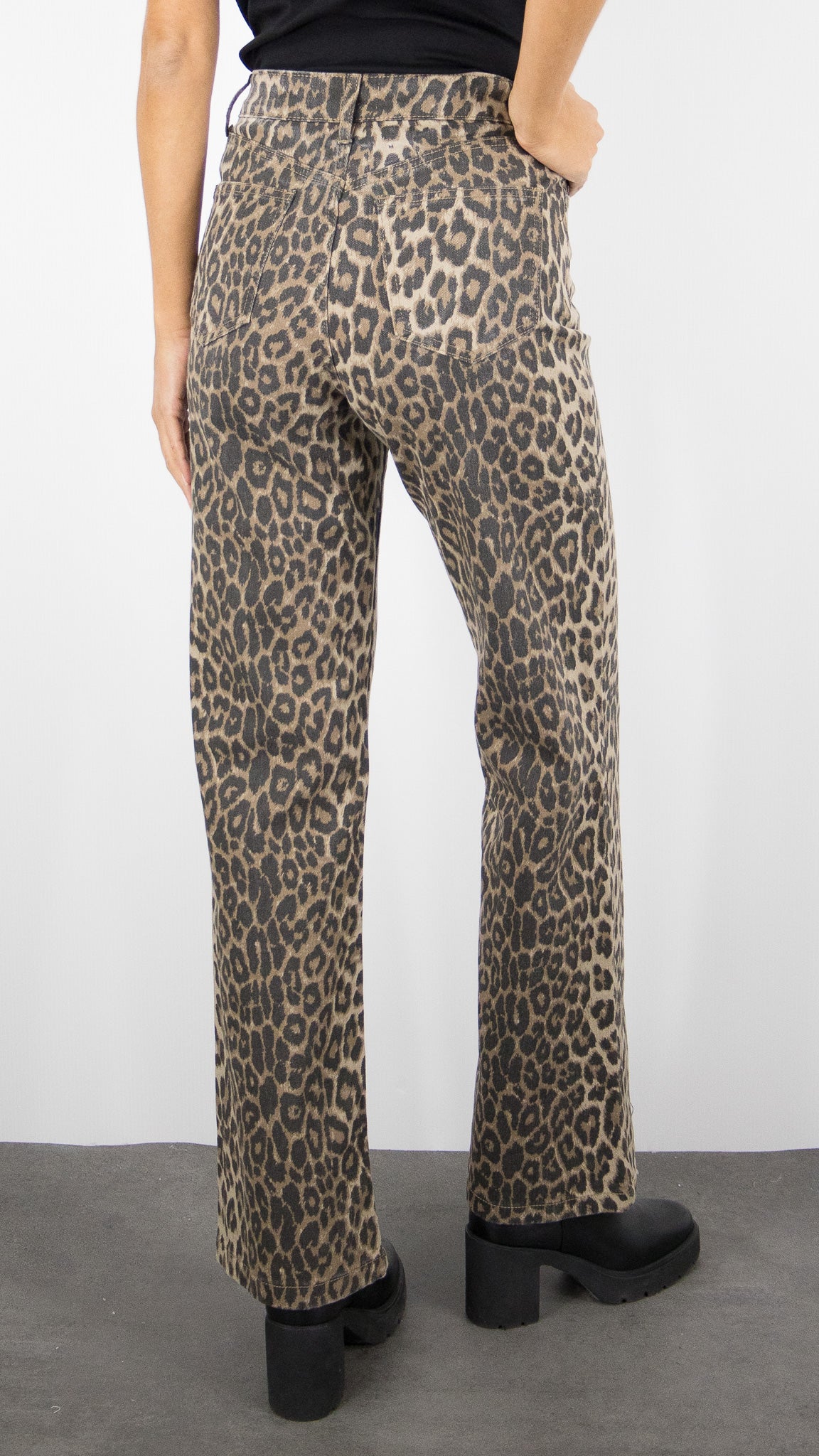 PANTALON LEOPARD LARGE FEMME ORAIJE BARBARA 