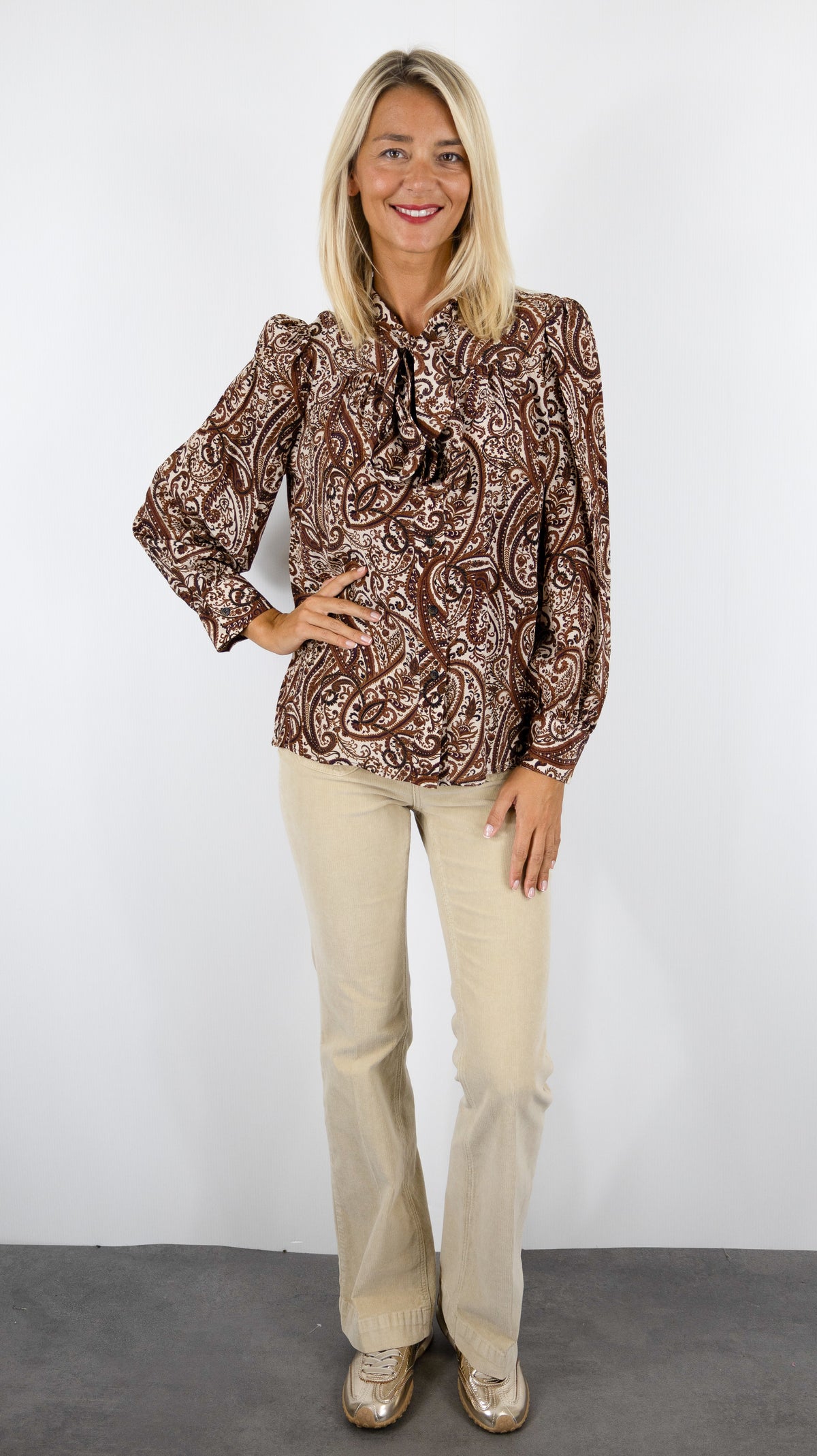CHEMISE FLUIDE IMPRIMEE CACHEMIRE POUR FEMME GERARD DAREL LISIE