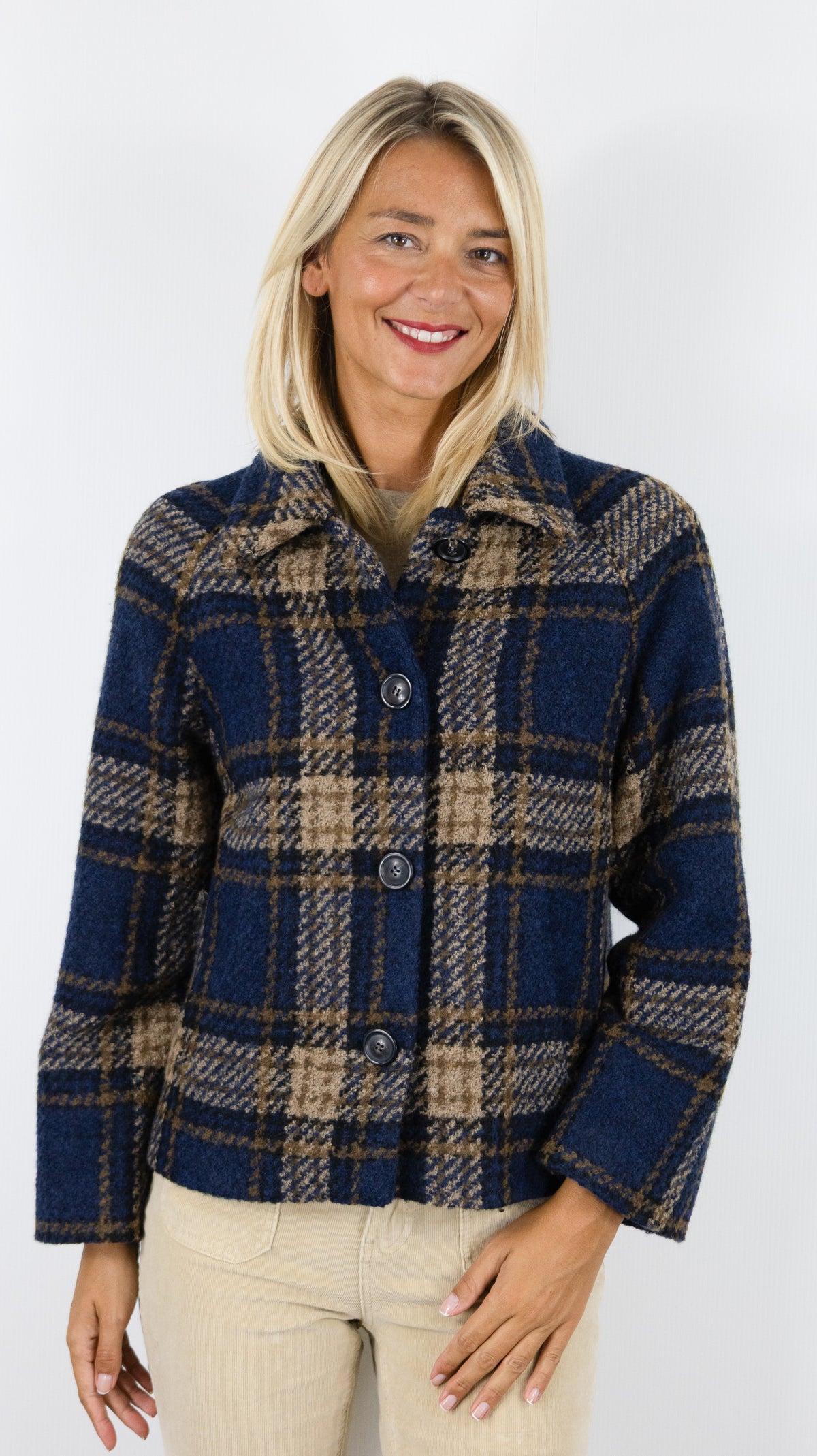 MANTEAU PALETOT COURT POUR FEMME MARINE GERARD DAREL ALMY