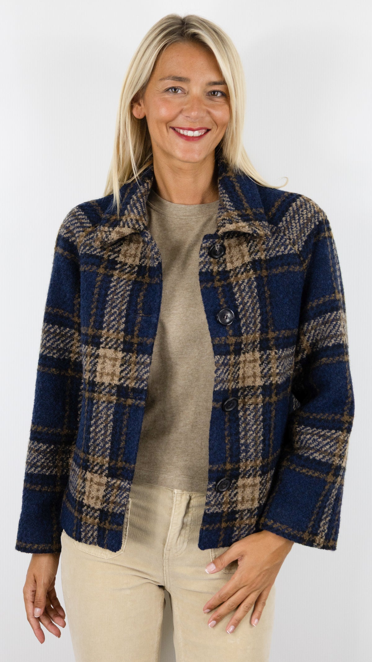 MANTEAU PALETOT COURT POUR FEMME MARINE GERARD DAREL ALMY