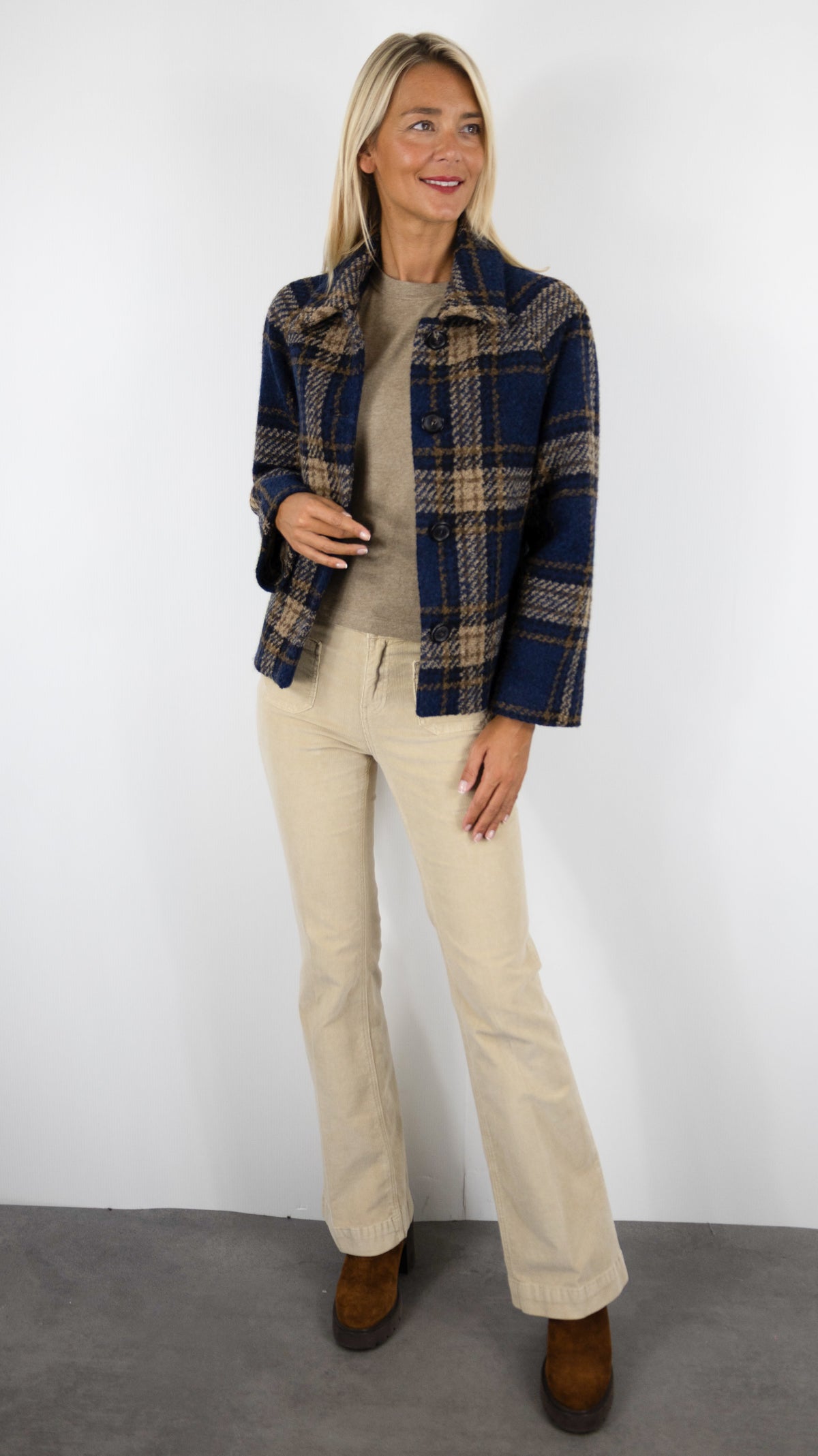 MANTEAU PALETOT COURT POUR FEMME MARINE GERARD DAREL ALMY