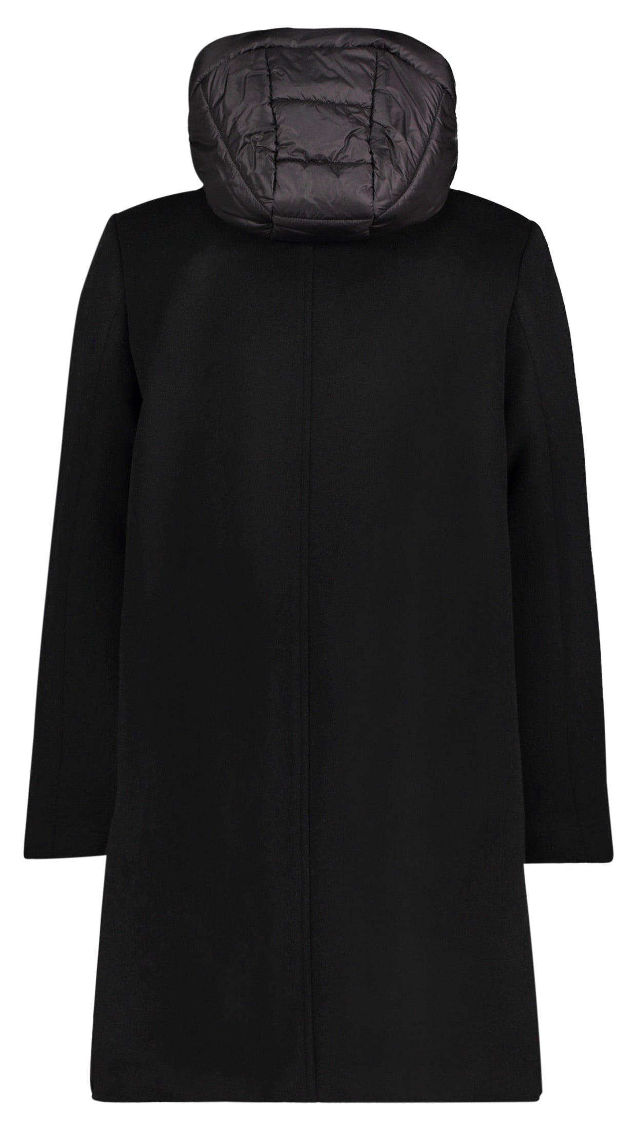 MANTEAU A CAPUCHE BIMATIERE BETTY BARCLAY 1553 7766#COLOR_9045/NOIR