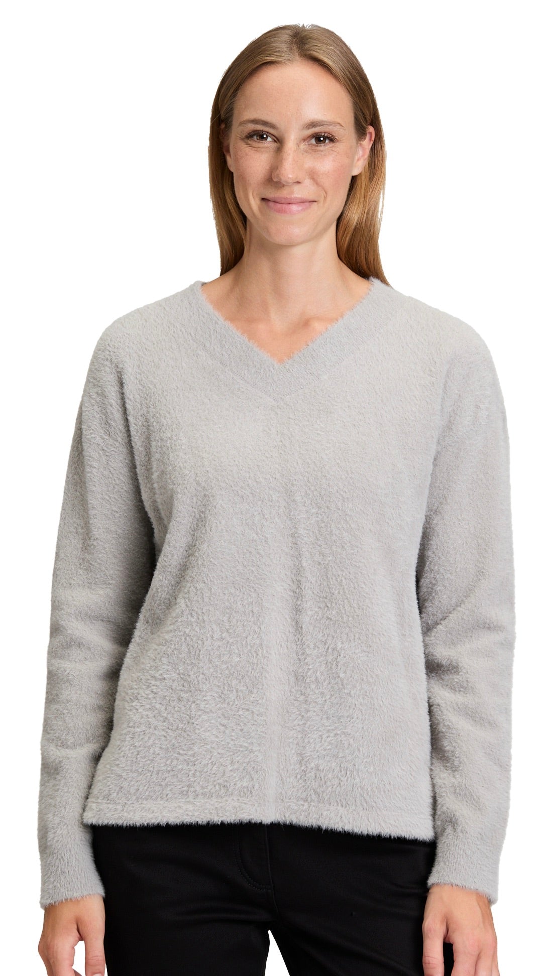 PULL V MOUTON FEMME PULL BETTY BARCLAY 5293/1534#COLOR_9125/GRIS