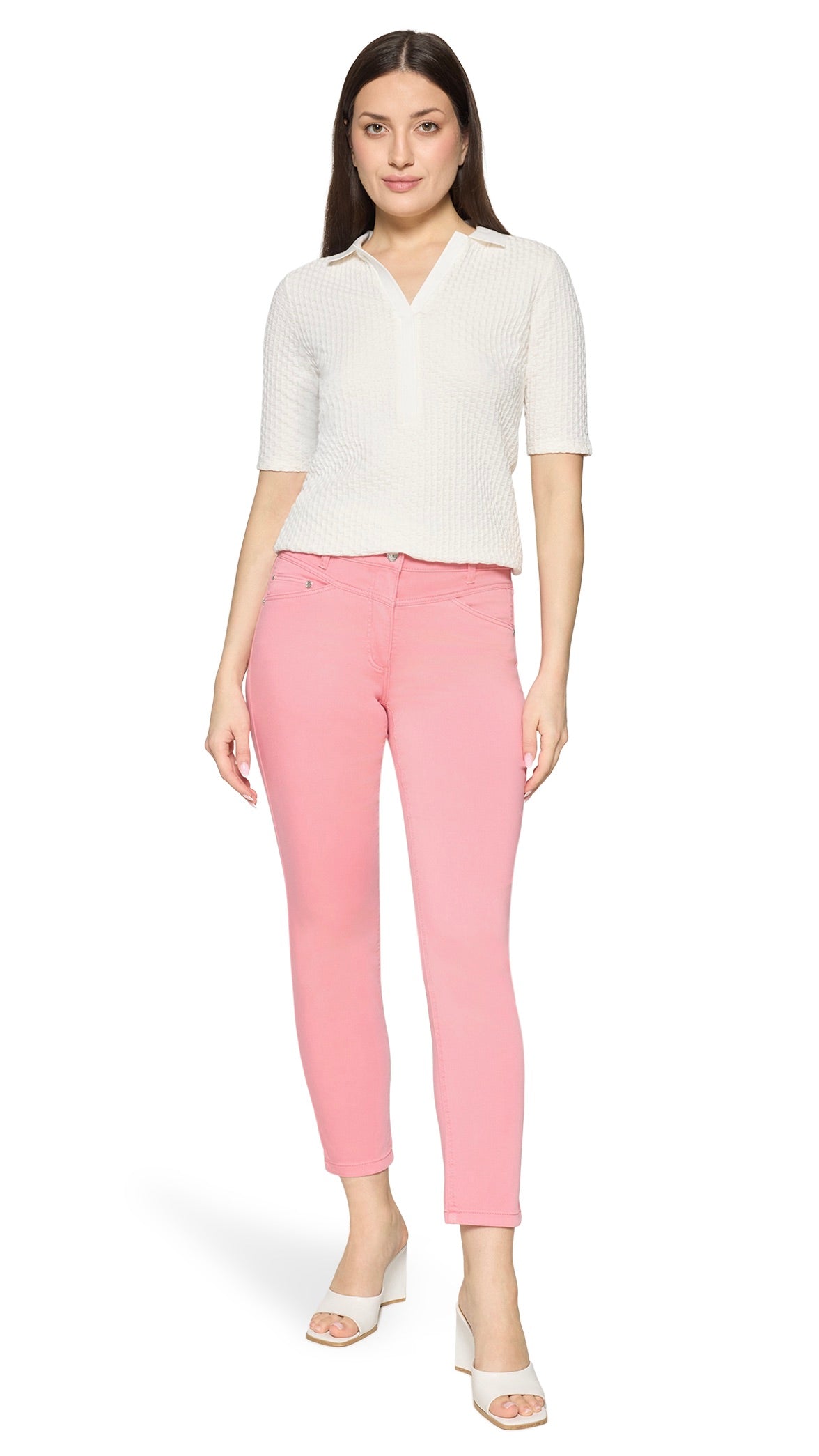 JEANS SLIM 7/8 FEMME BETTY BARCLAY 6818/2518#COLOR_4182/ROSE