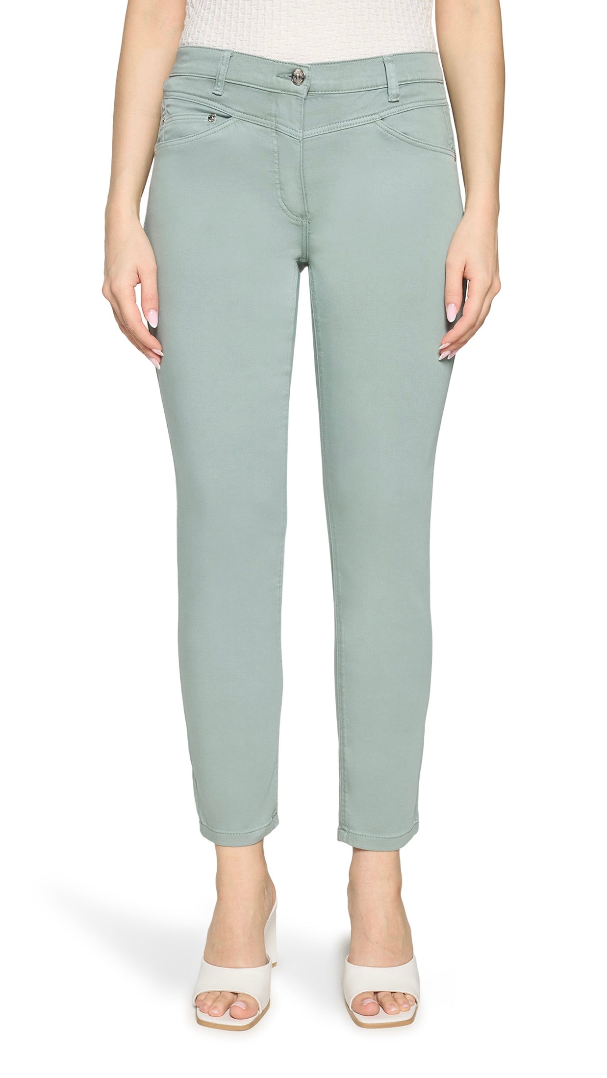 JEANS SLIM 7/8 FEMME BETTY BARCLAY 6818/2518#COLOR_9194/CHINOIS