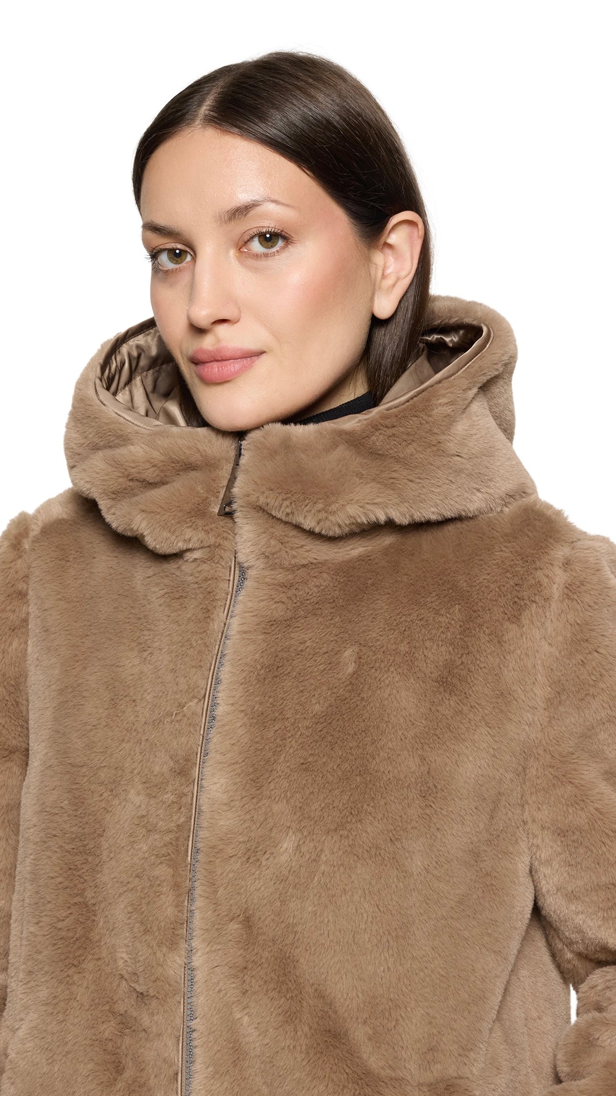 PARKA REVERSIBLE MARRON FEMME BETTY BARCLAY 7176/1601 