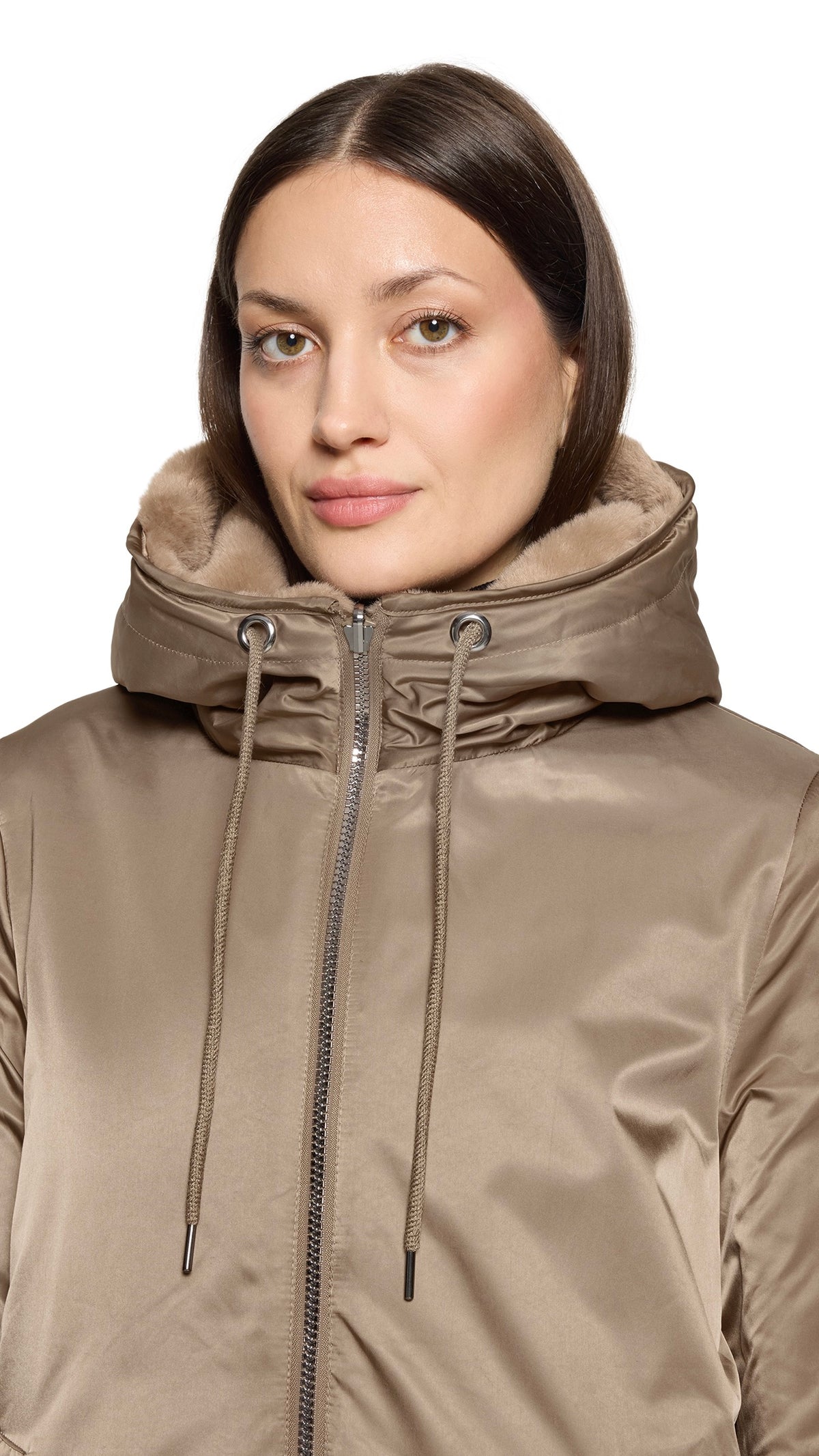 PARKA REVERSIBLE MARRON FEMME BETTY BARCLAY 7176/1601 