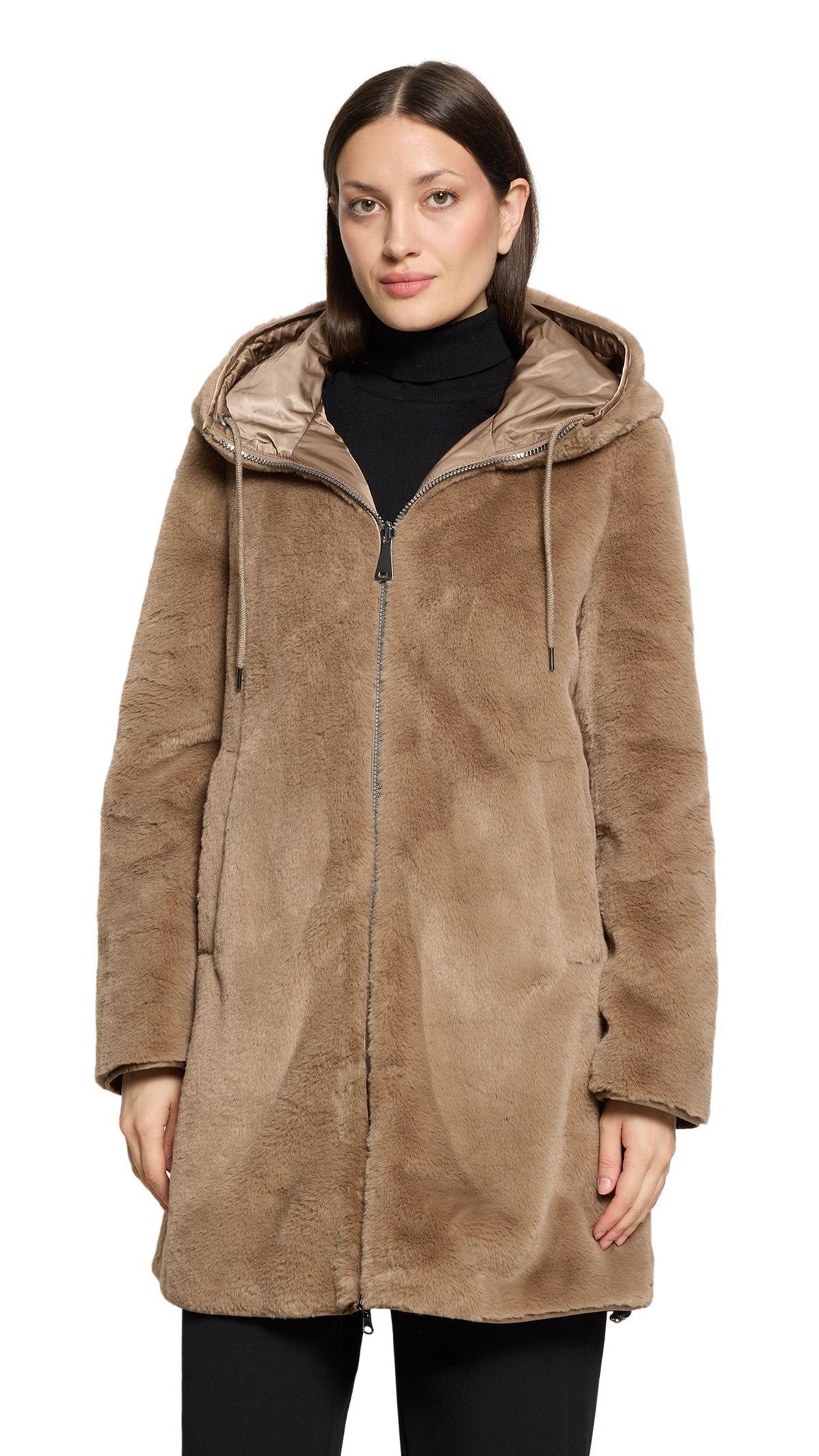 PARKA REVERSIBLE MARRON FEMME BETTY BARCLAY 7176/1601 