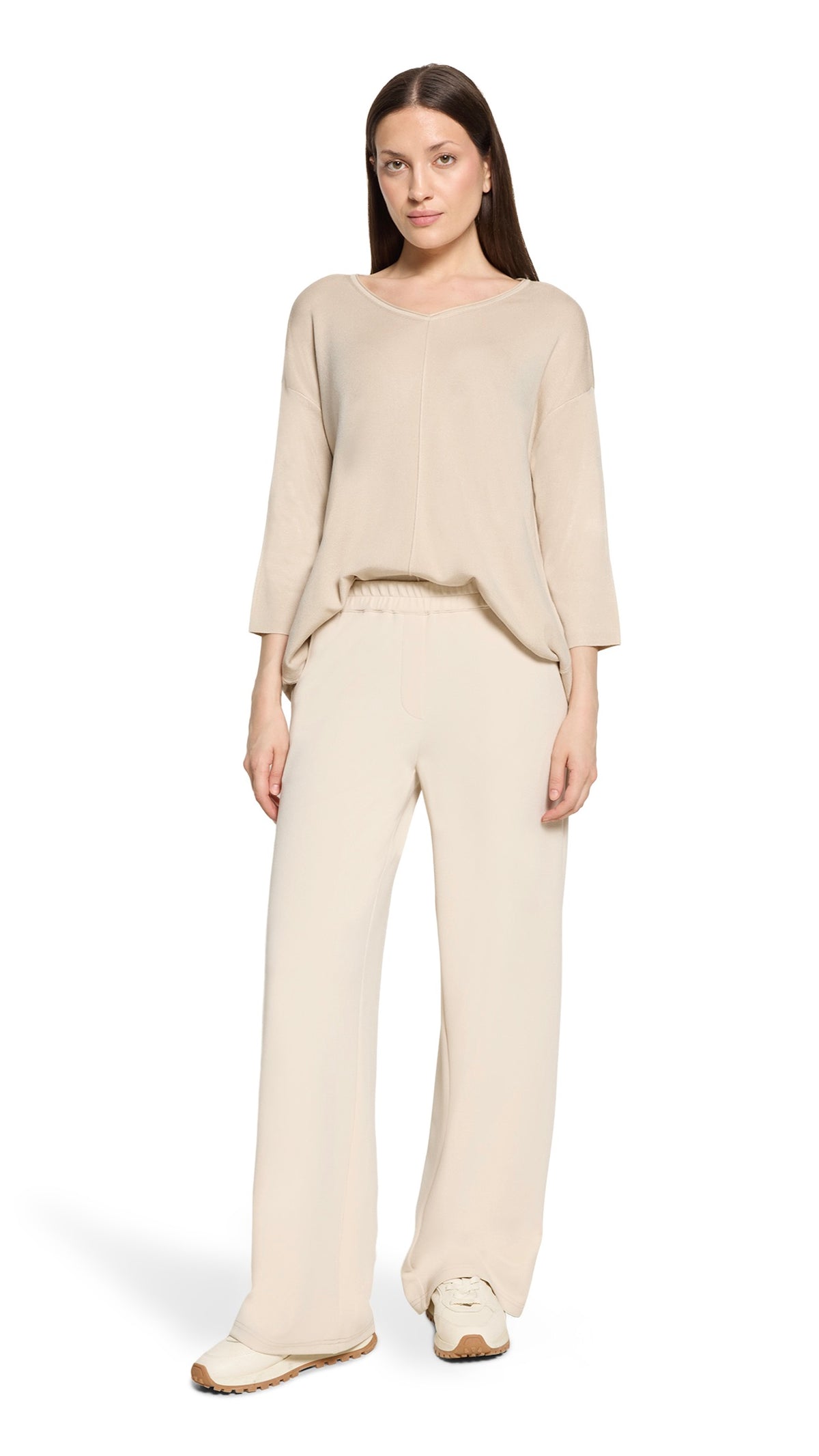 PULL EVASE POUR FEMME BEIGE BETTY BARCLAY 5492/2031