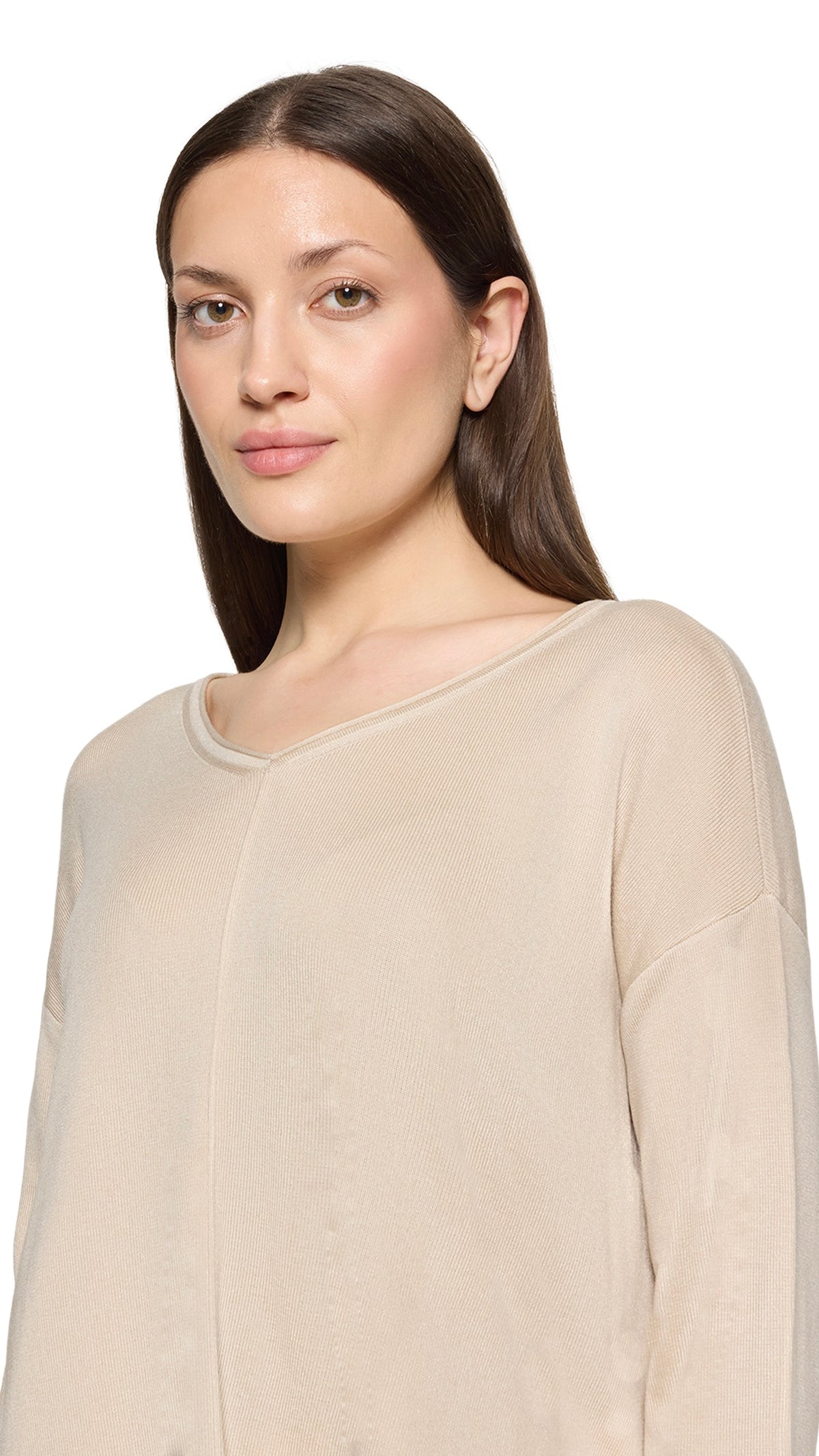 PULL EVASE POUR FEMME BEIGE BETTY BARCLAY 5492/2031