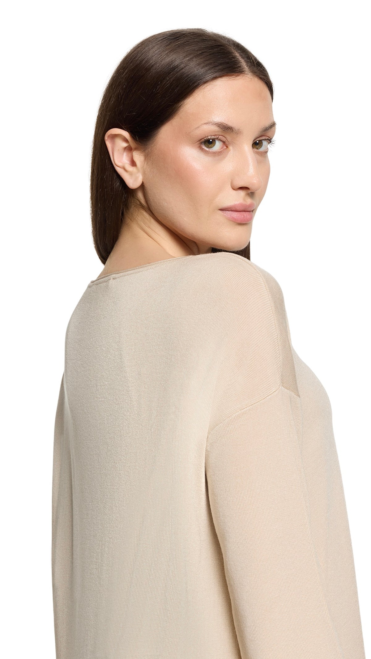 PULL EVASE POUR FEMME BEIGE BETTY BARCLAY 5492/2031