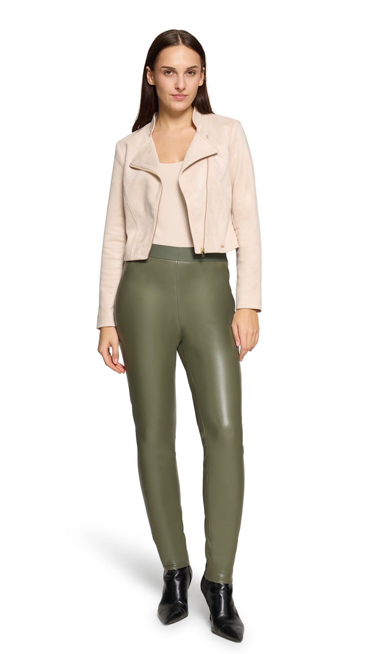 PERFECTO EN SUEDINE ZIPPE BEIGE BETTY AND CO 4392/3396