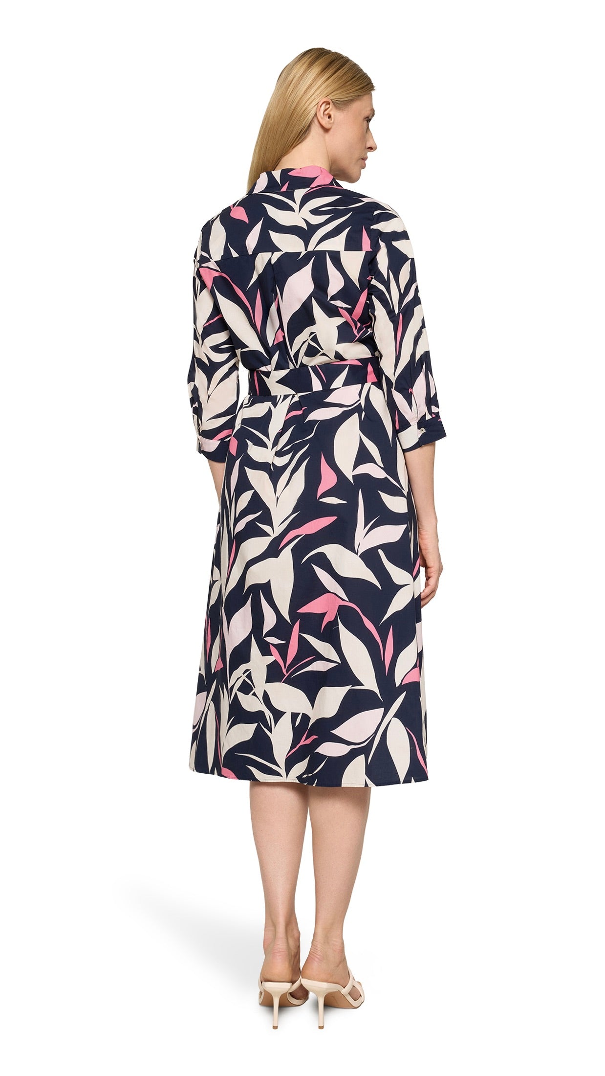 ROBE EVASEE IMPRIMEE EN COTON  BETTY AND CO 1106/3213