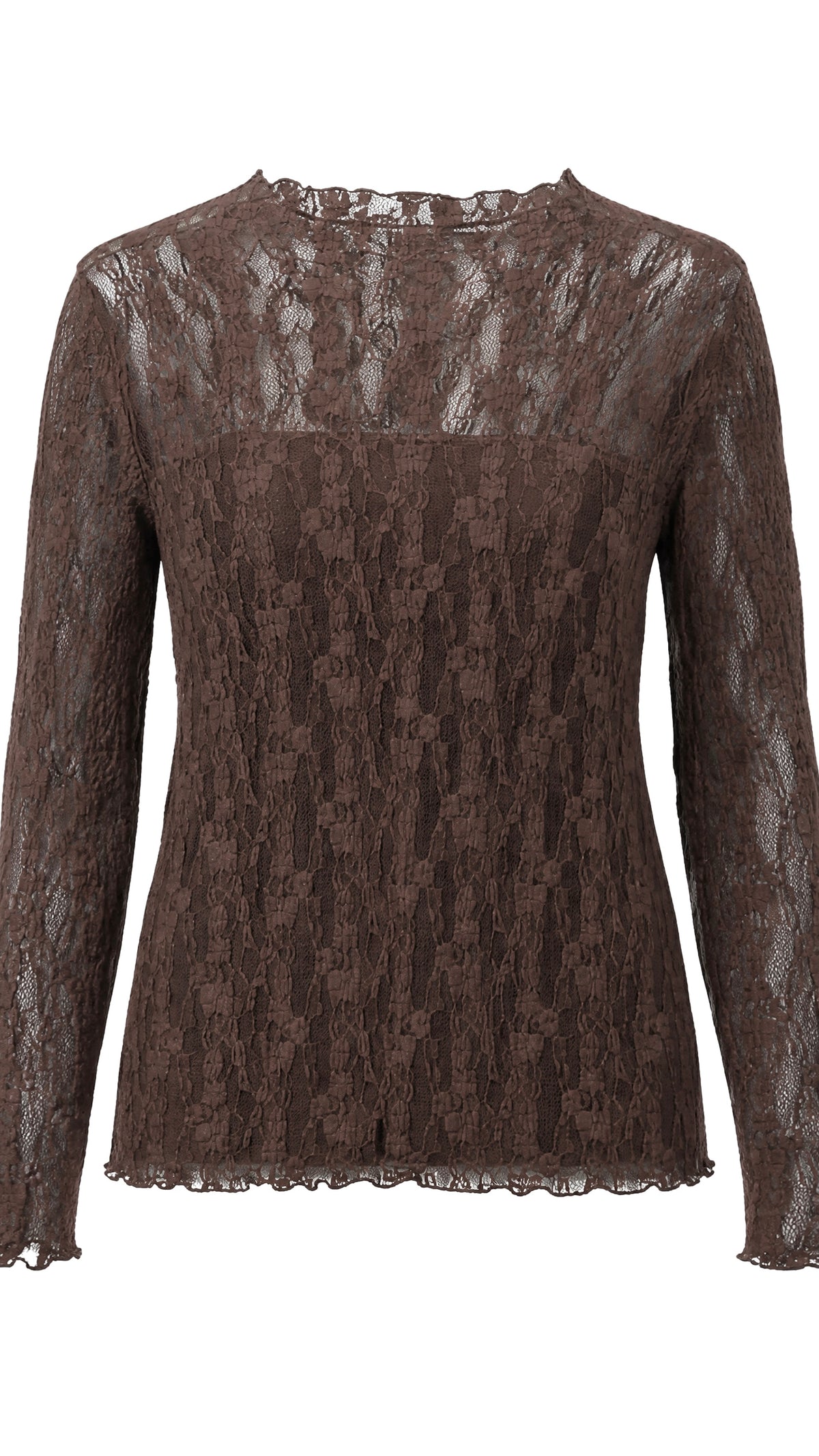 TOP EN DENTELLE COFFEE CHOCO BIANCA ELA 86006