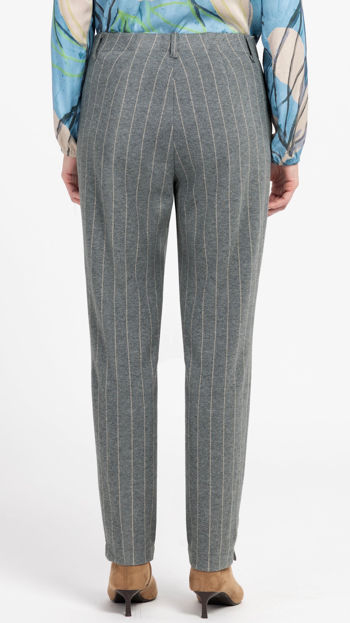 PANTALON RAYE GRIS POUR FEMME BIANCA DENVER 80020