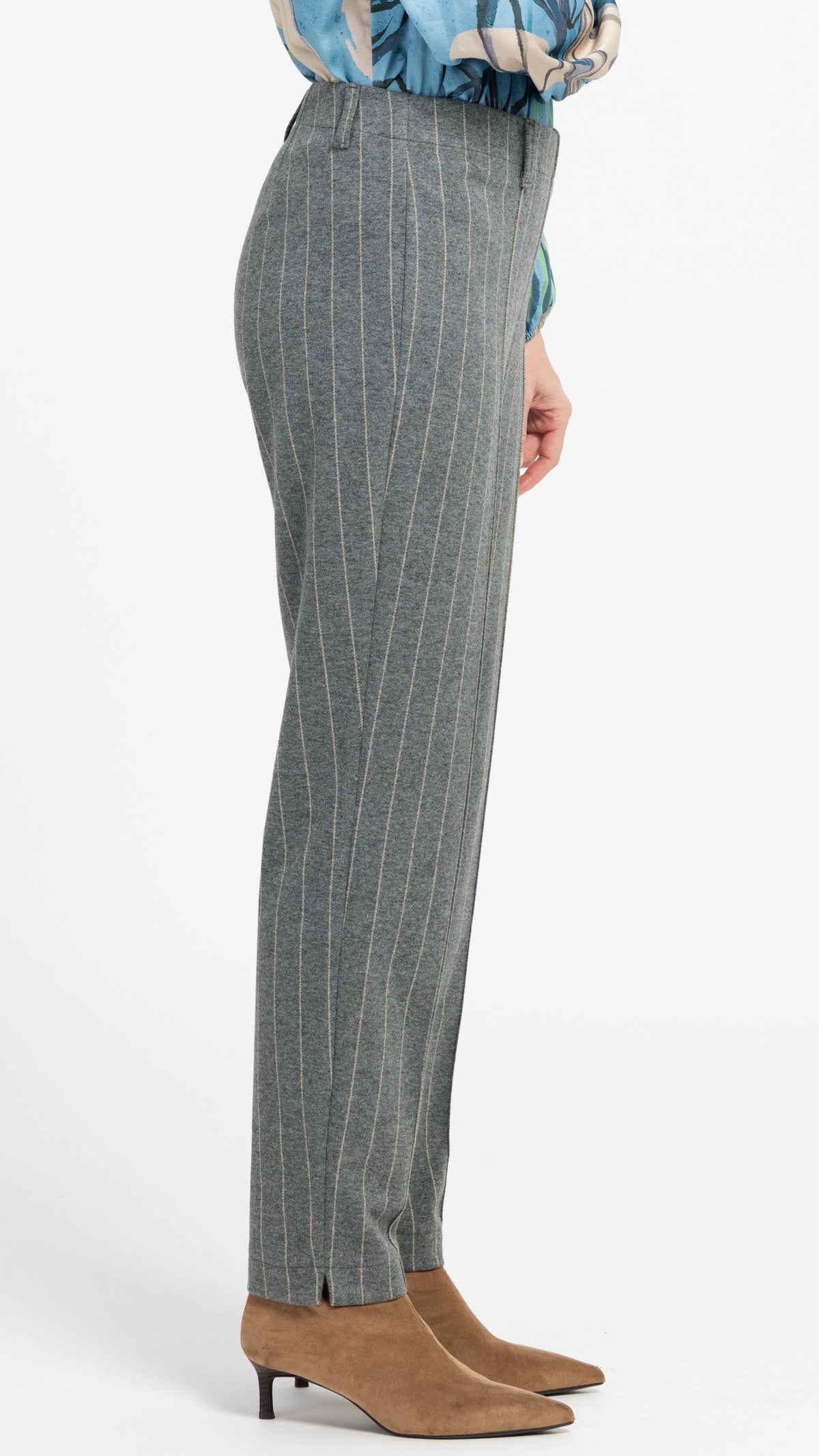 PANTALON RAYE GRIS POUR FEMME BIANCA DENVER 80020