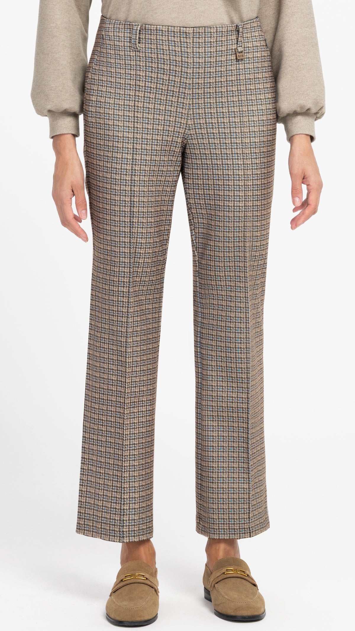 PANTALON PIED DE POULE POUR FEMME BIANCA SIENA 80032