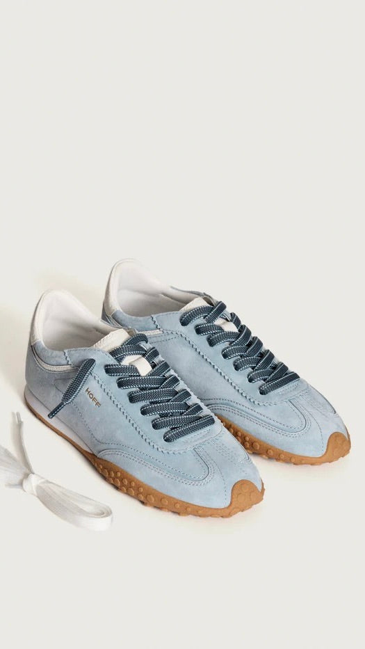 SNEAKERS EN DAIM PLATES HOFF BIRD AZUL CIEL