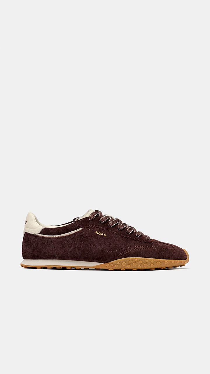 SNEAKERS EN DAIM POUR FEMME HOFF BRIDGE FL#COLOR_CHOCOLAT
