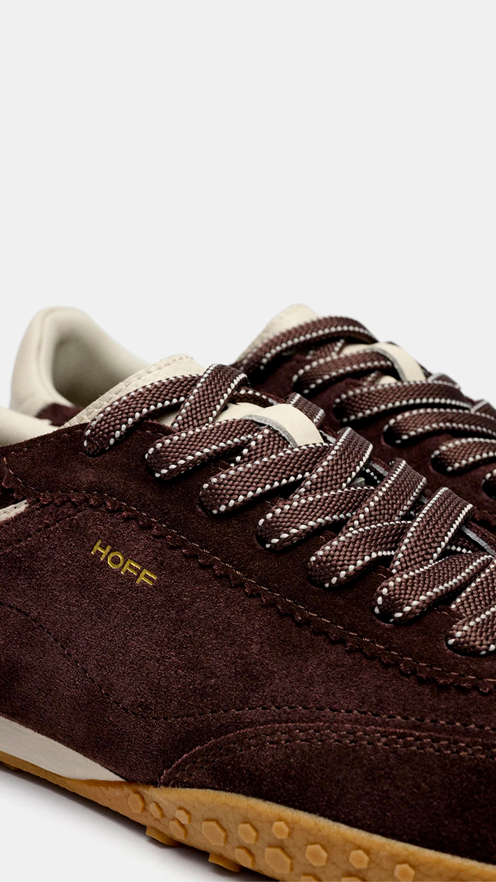 SNEAKERS EN DAIM POUR FEMME HOFF BRIDGE FL#COLOR_CHOCOLAT