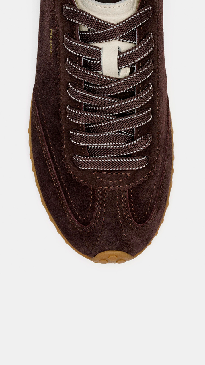 SNEAKERS EN DAIM POUR FEMME HOFF BRIDGE FL#COLOR_CHOCOLAT