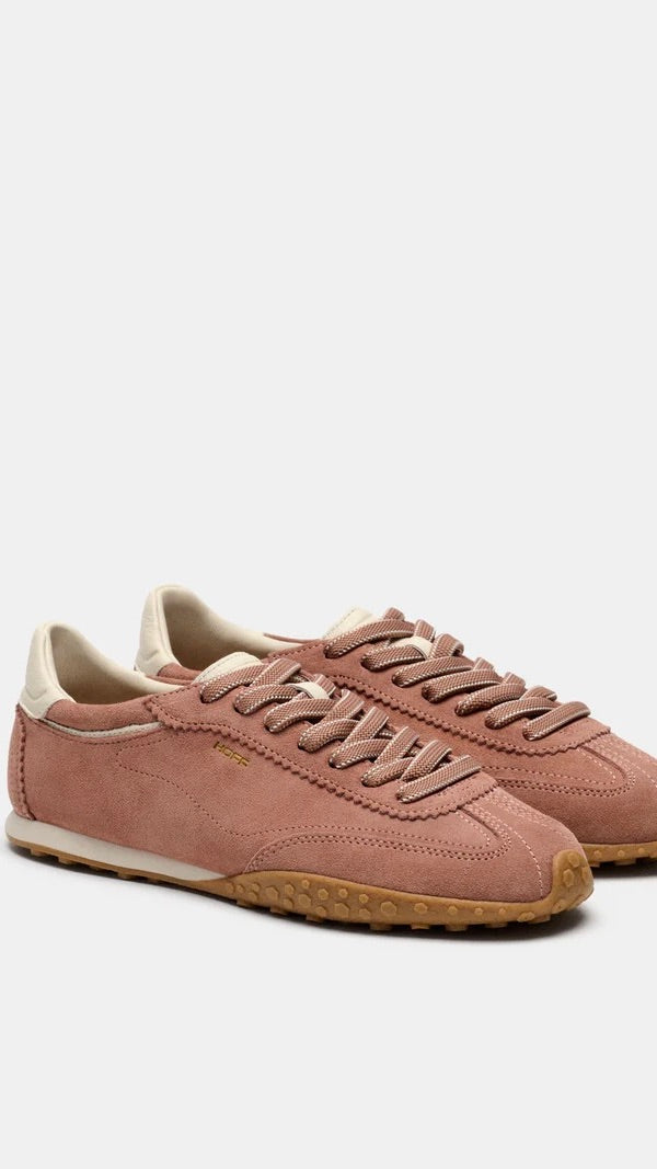 SNEAKERS EN DAIM A LACETS POUR FEMME HOFF BRIDGE FL HOFF#BROWN/VIEUX ROSE