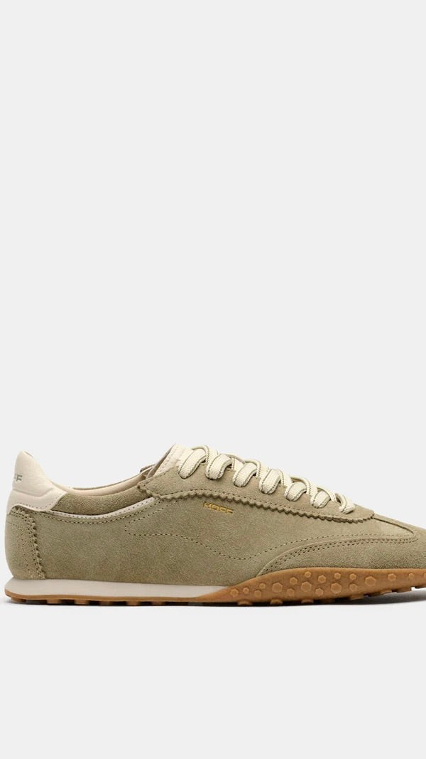 SNEAKERS EN DAIM A LACETS POUR FEMME HOFF BRIDGE FL HOFF#SAGE/TILLEUL