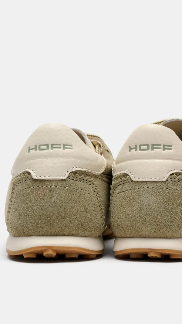 SNEAKERS EN DAIM A LACETS POUR FEMME HOFF BRIDGE FL HOFF#SAGE/TILLEUL