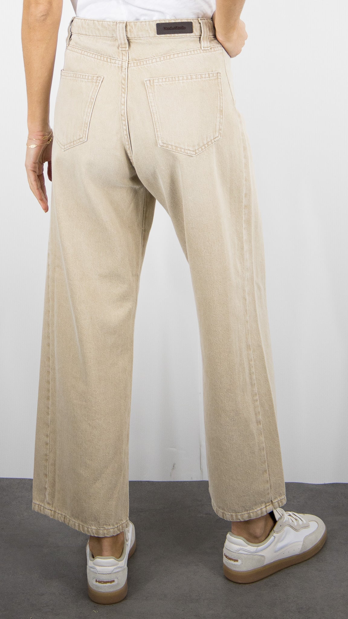 PANTALON TONNEAU BEIGE  DENIM STUDIO CALAMITY SIROCCO