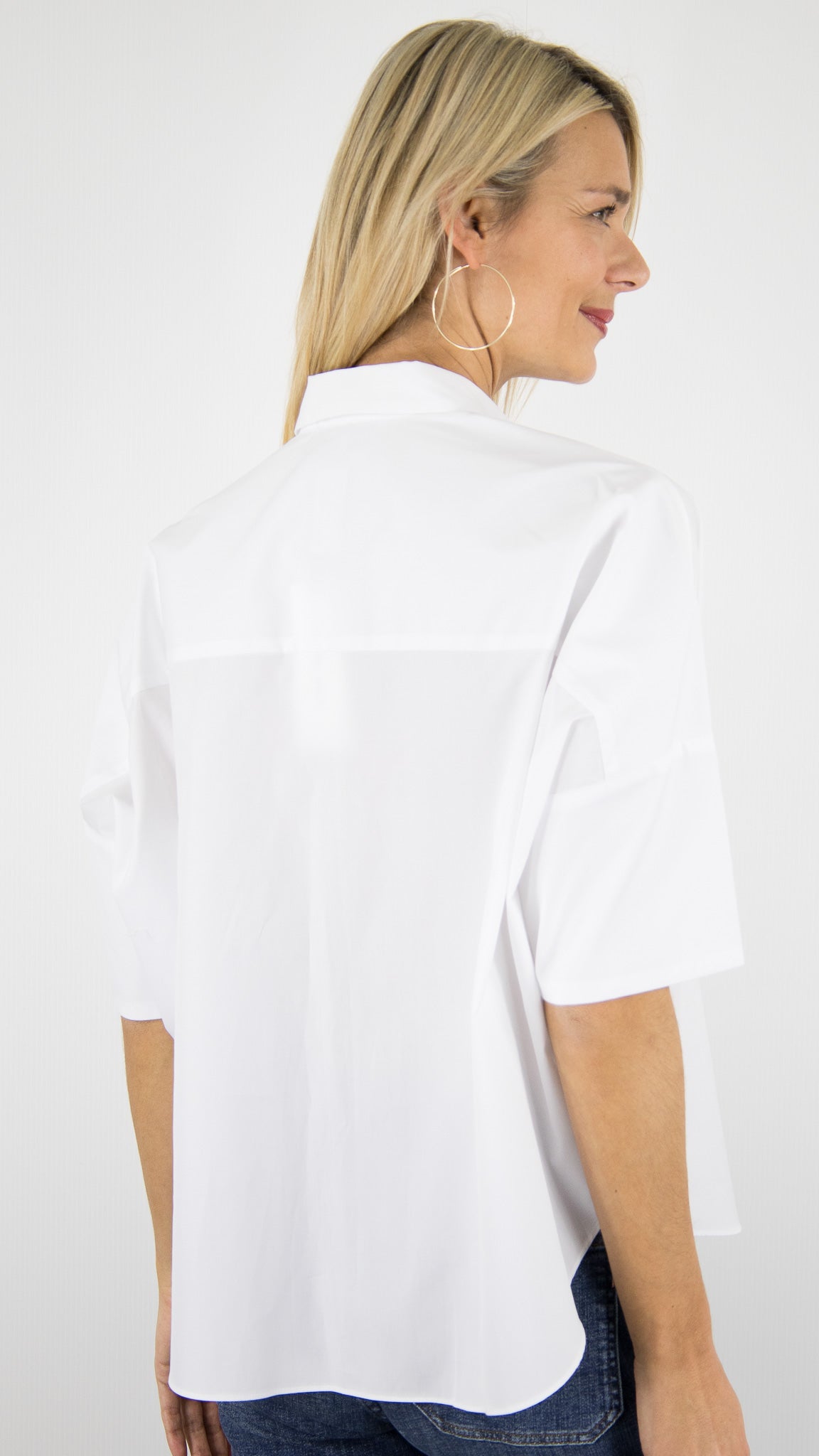 CHEMISIER OVERSIZE EN COTON POUR FEMME GERARD DAREL CESARINE#COLOR_11/BLANC