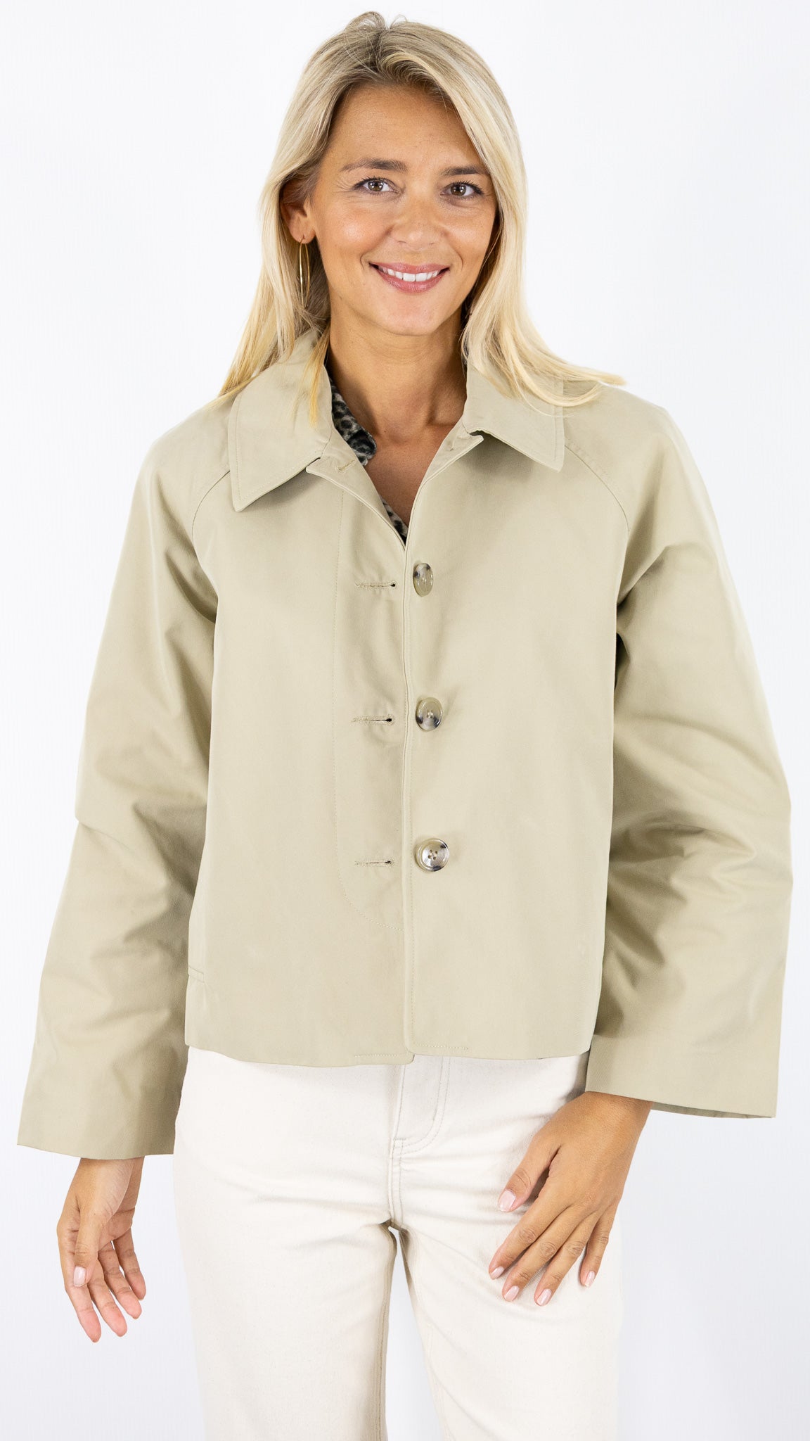 TRENCH COURT BEIGE POUR FEMME STUDIO PARISIEN CHELSEA