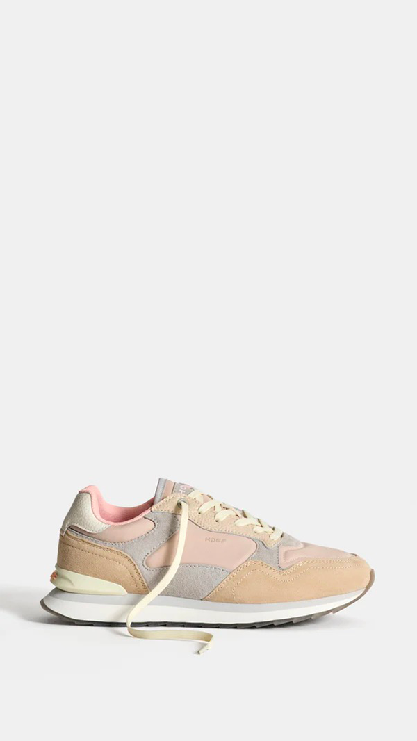 BASKETS FEMME PLATEFORME ROSE BEIGE  HOFF CITY ANTIBES