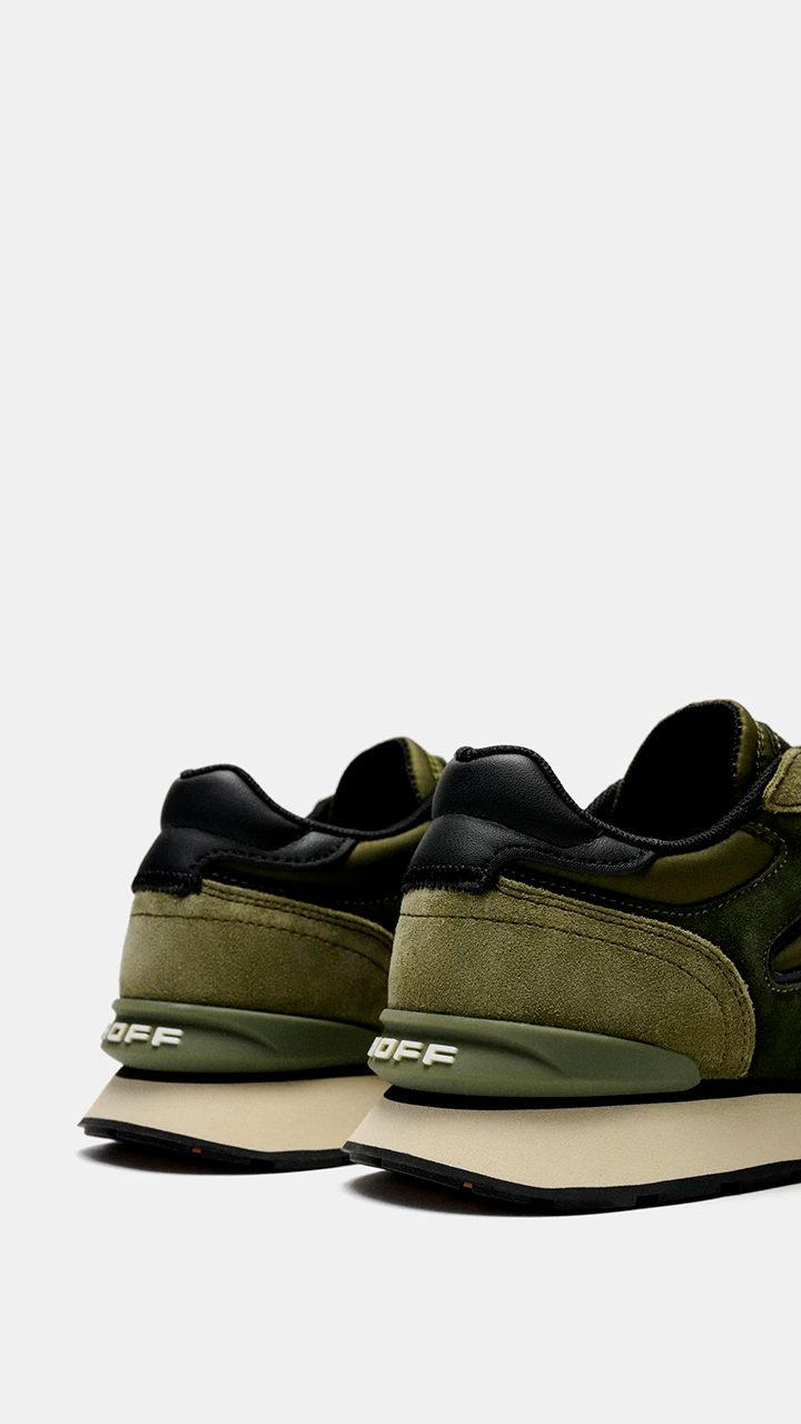 SNEAKERS A PLATEFORME POUR FEMME VERTES HOFF CITY