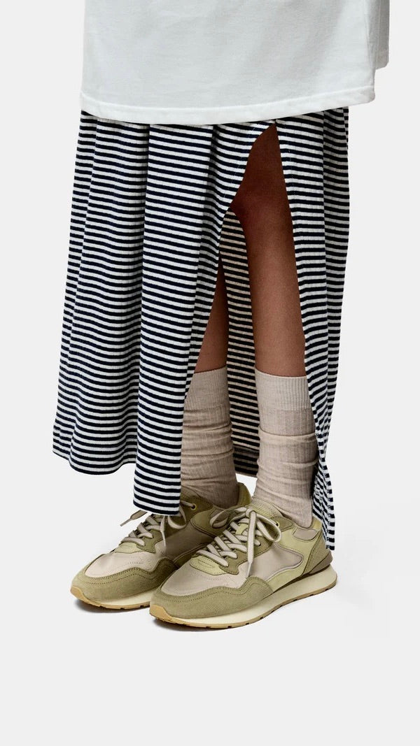 SNEAKERS EN CUIR HOFF CITY#COLOR_OLIVE