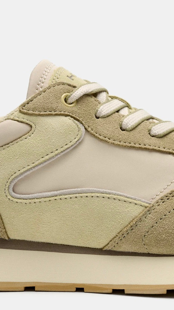 SNEAKERS EN CUIR HOFF CITY#COLOR_OLIVE