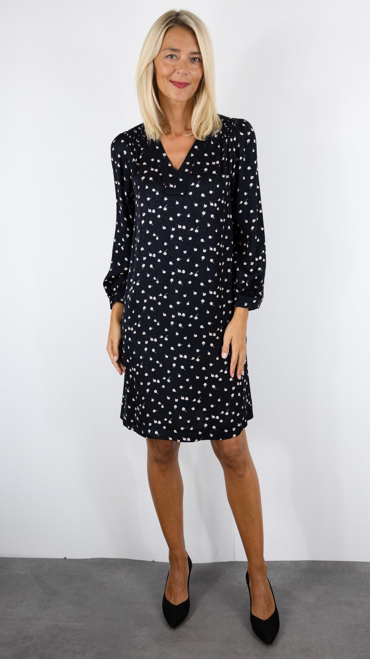 ROBE DROITE FLUIDE IMPRIMEE GERARD DAREL CLEMI