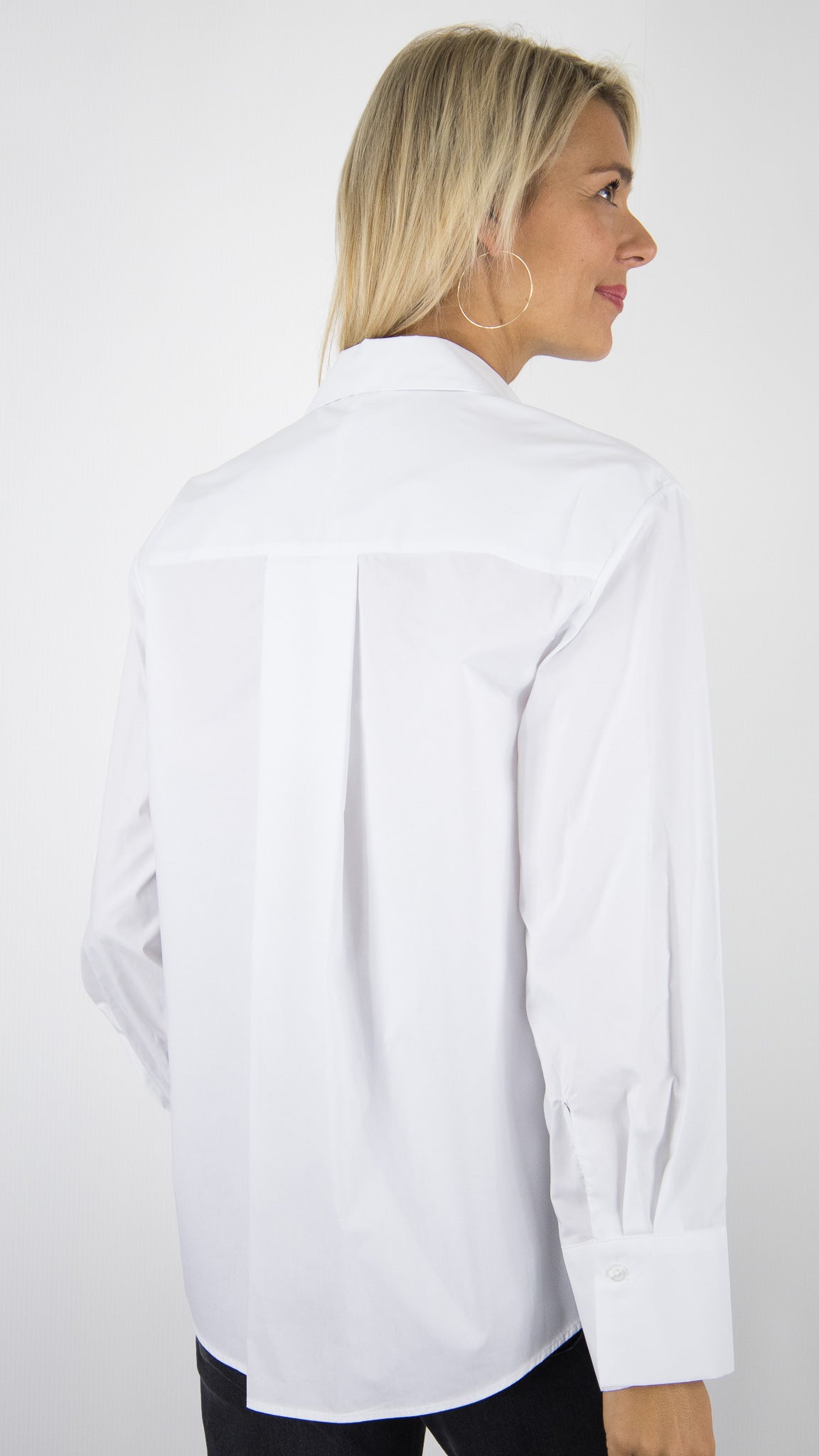 CHEMISE DROITE EN COTON BLANC IMPERIAL CNF6KKU