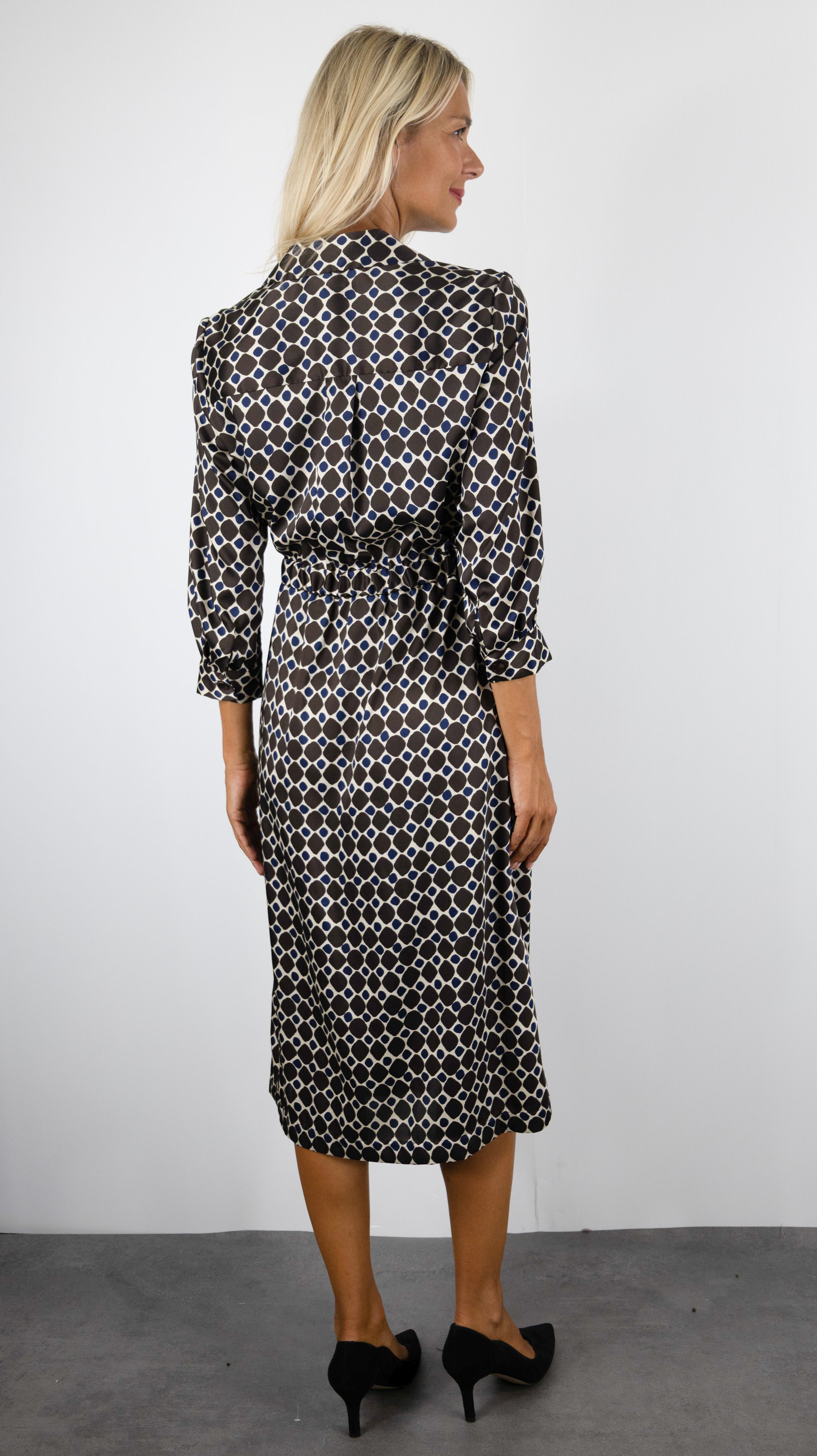 ROBE LONGUE CHEMISE IMPRIMEE FLUIDE CHOCO GERARD DAREL CONI