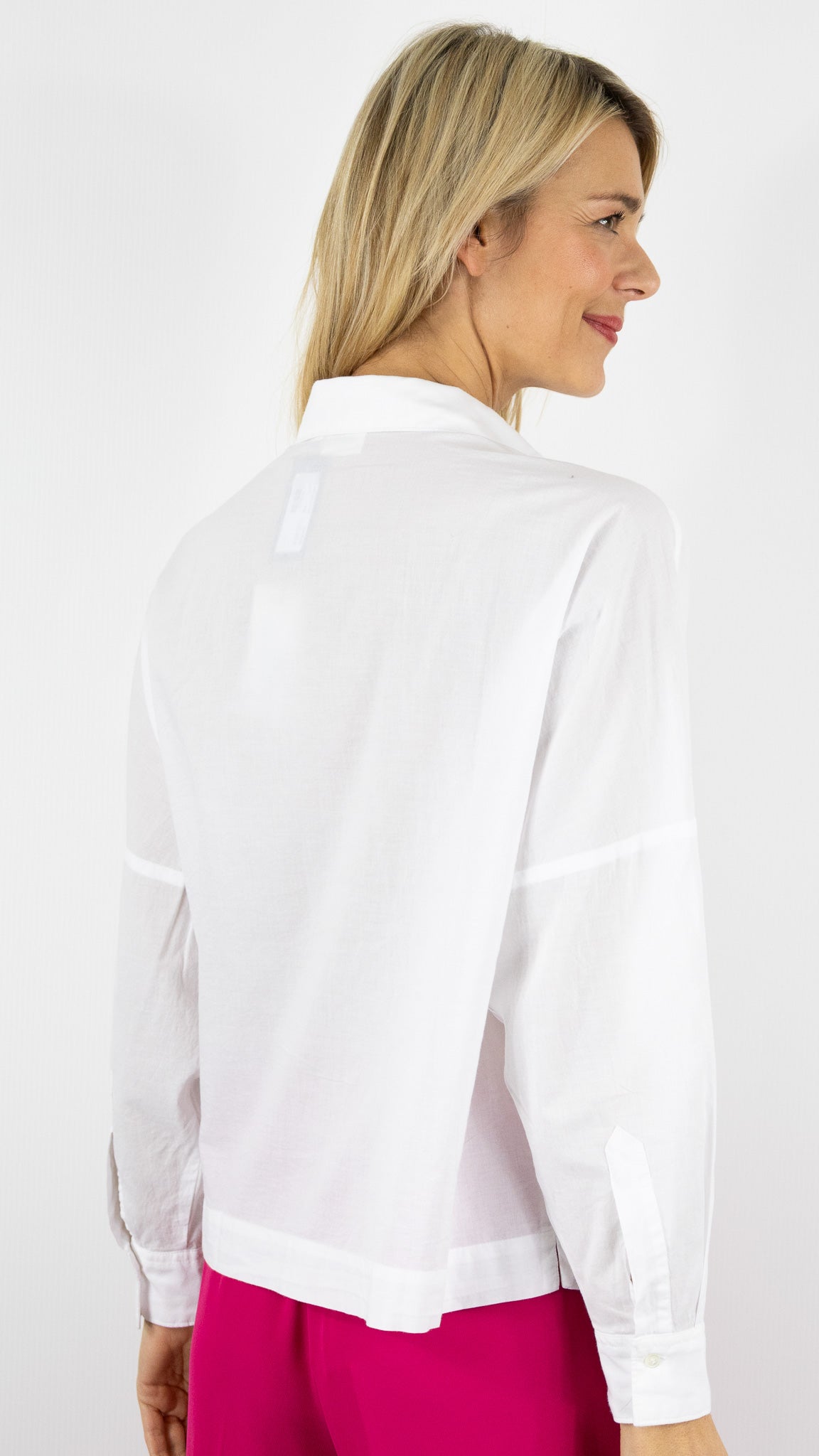 CHEMISE OVERSIZE EN COTON BLANC POUR FEMME HARTFORD COSMA